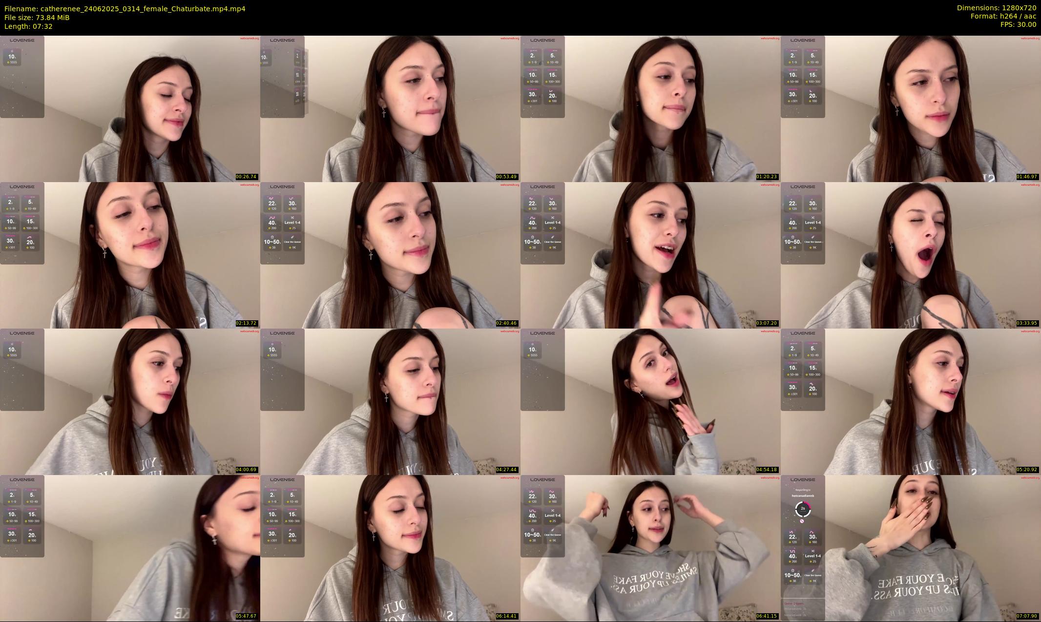 catherenee — 8 minute Chaturbate female cam show recording, 720p, Jun 24, 2025