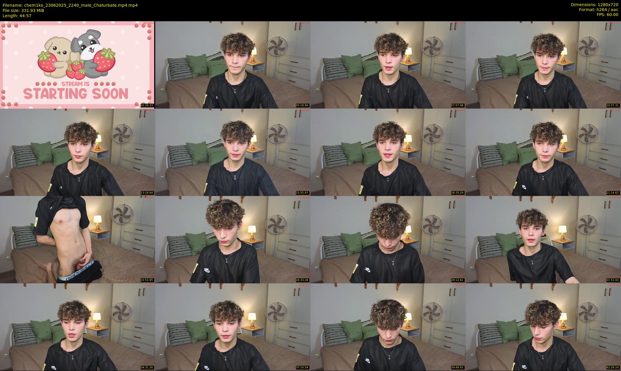 chem1ko — 45 minute Chaturbate male cam show recording, 720p, Jun 23, 2025