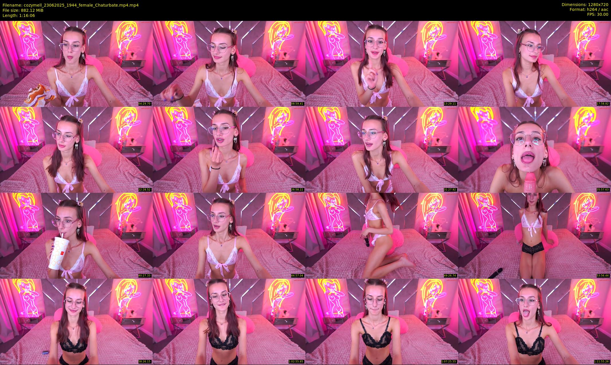 cozymell — 77 minute Chaturbate female cam show recording, 720p, Jun 23, 2025