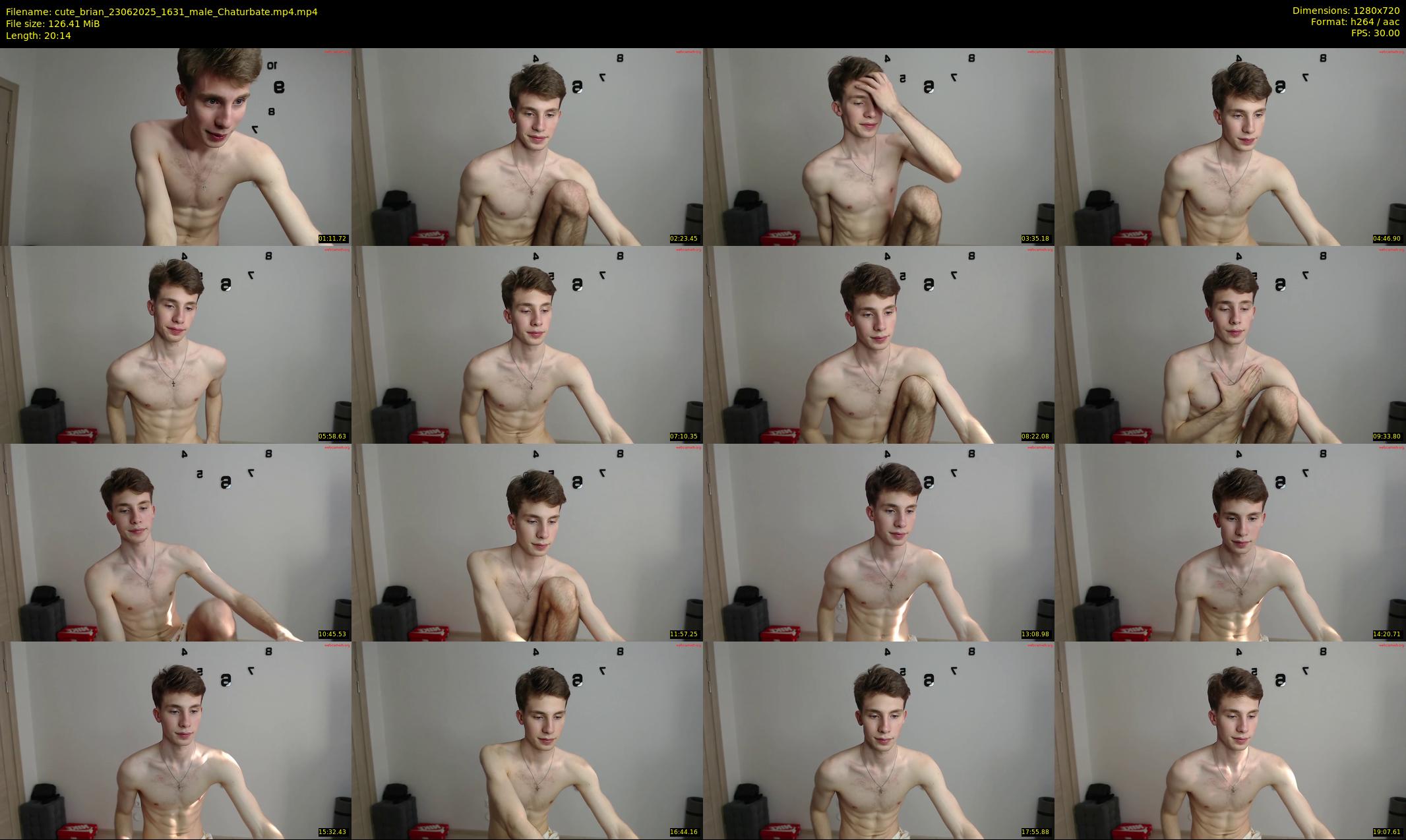 cute_brian — 21 minute Chaturbate male cam show recording, 720p, Jun 23, 2025