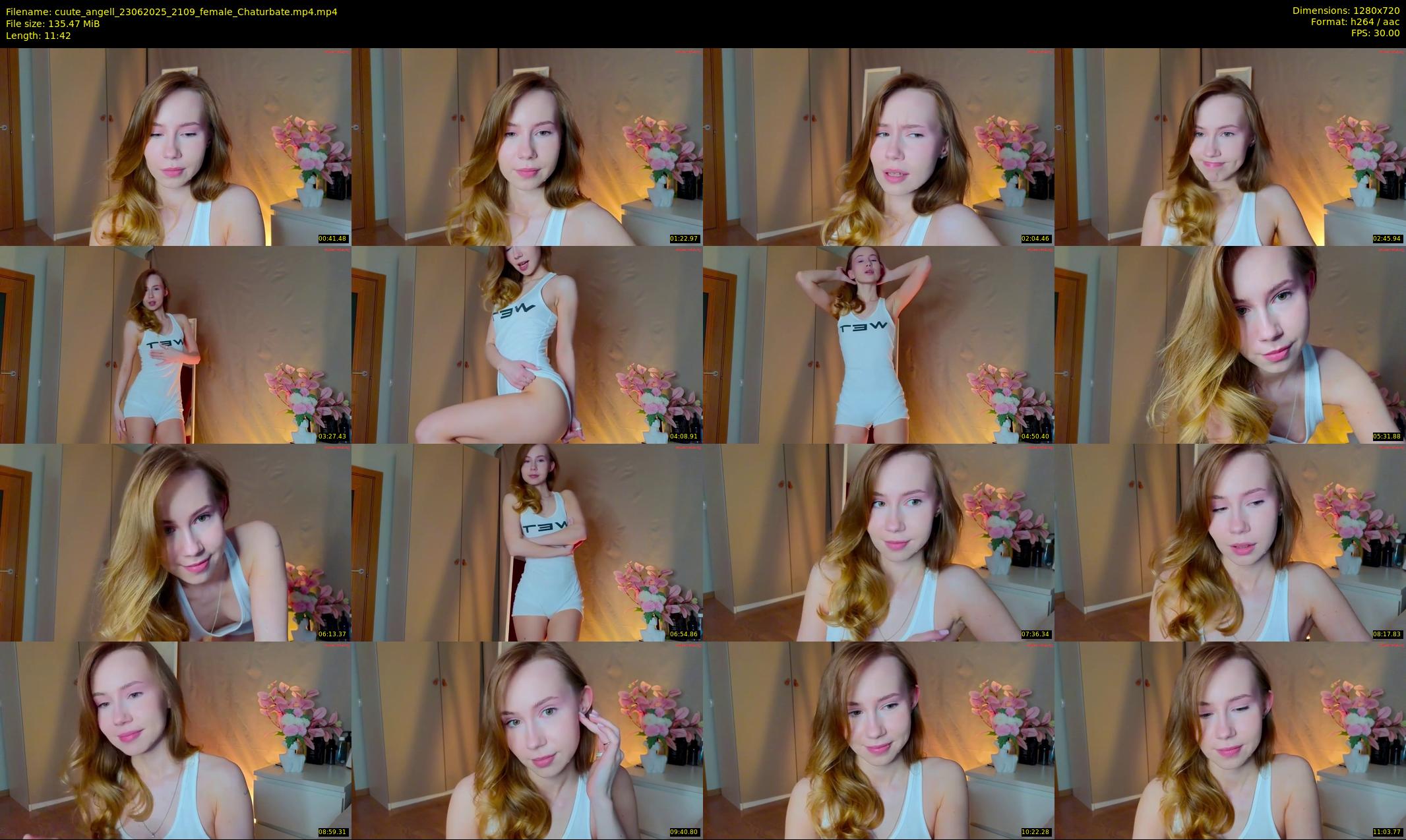 cuute_angell — 12 minute Chaturbate female cam show recording, 720p, Jun 23, 2025