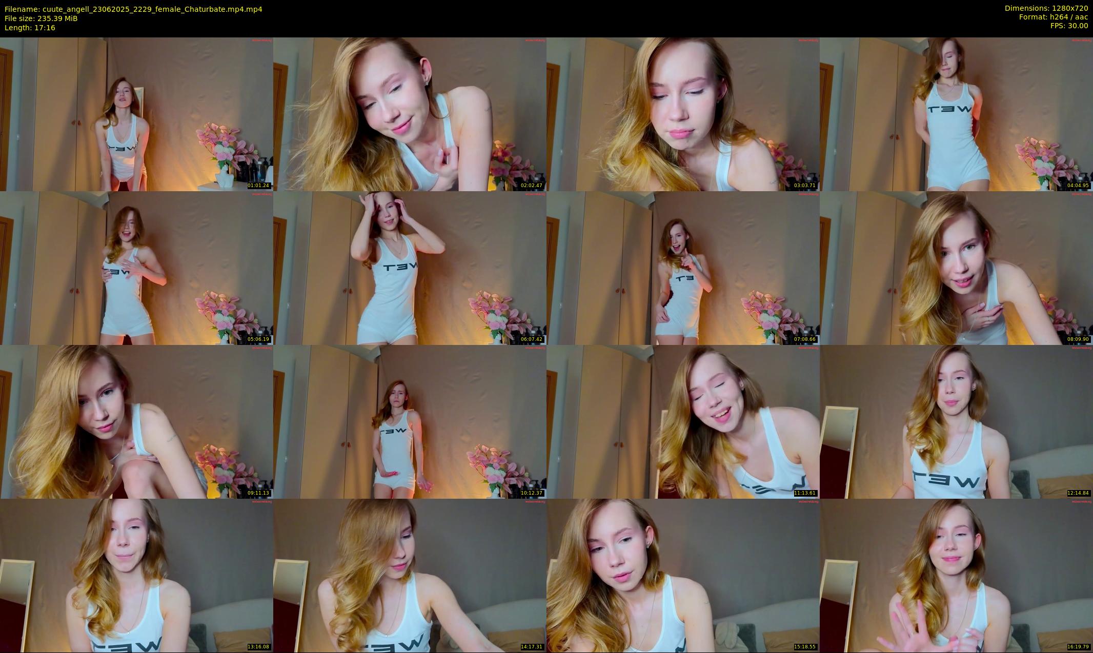 cuute_angell — 18 minute Chaturbate female cam show recording, 720p, Jun 23, 2025