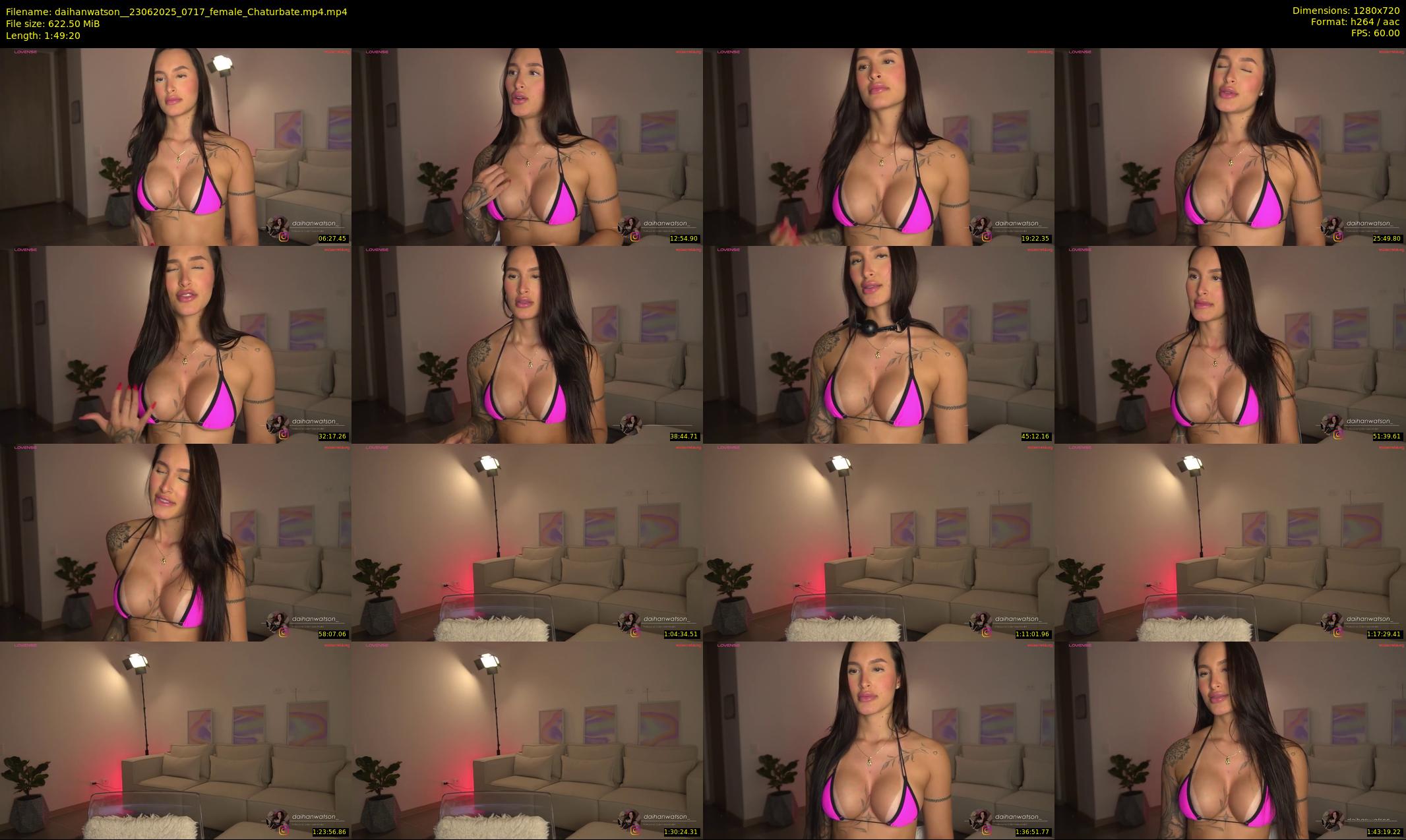 daihanwatson_ — 110 minute Chaturbate female cam show recording, 720p, Jun 23, 2025