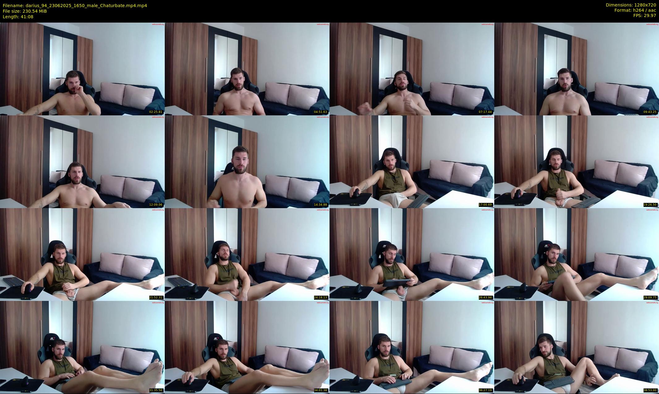 darius_94 — 42 minute Chaturbate male cam show recording, 720p, Jun 23, 2025