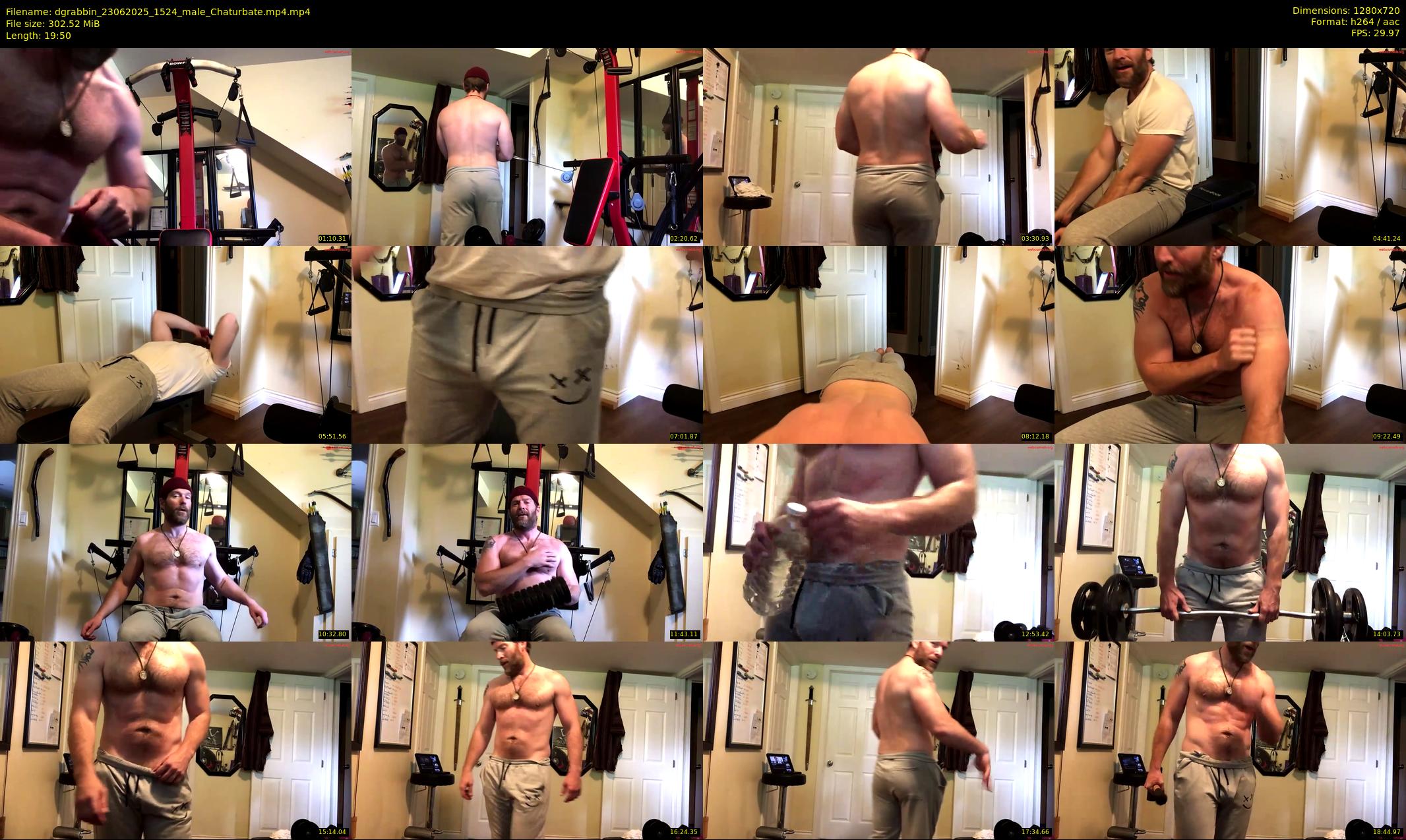 dgrabbin — 20 minute Chaturbate male cam show recording, 720p, Jun 23, 2025