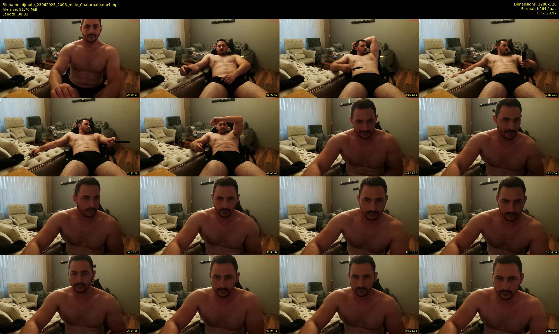 djmute — 9 minute Chaturbate male cam show recording, 720p, Jun 23, 2025