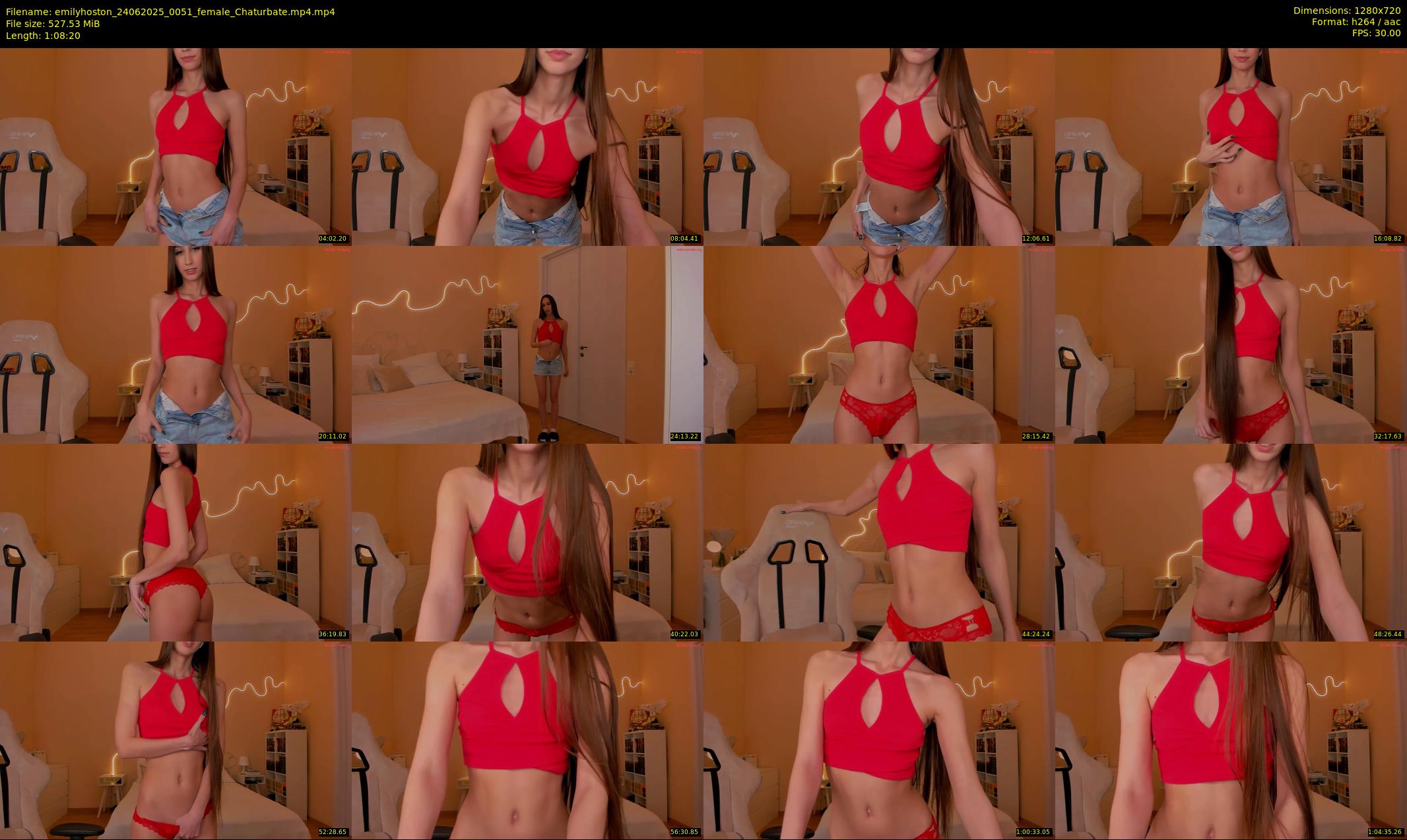 emilyhoston — 69 minute Chaturbate female cam show recording, 720p, Jun 24, 2025