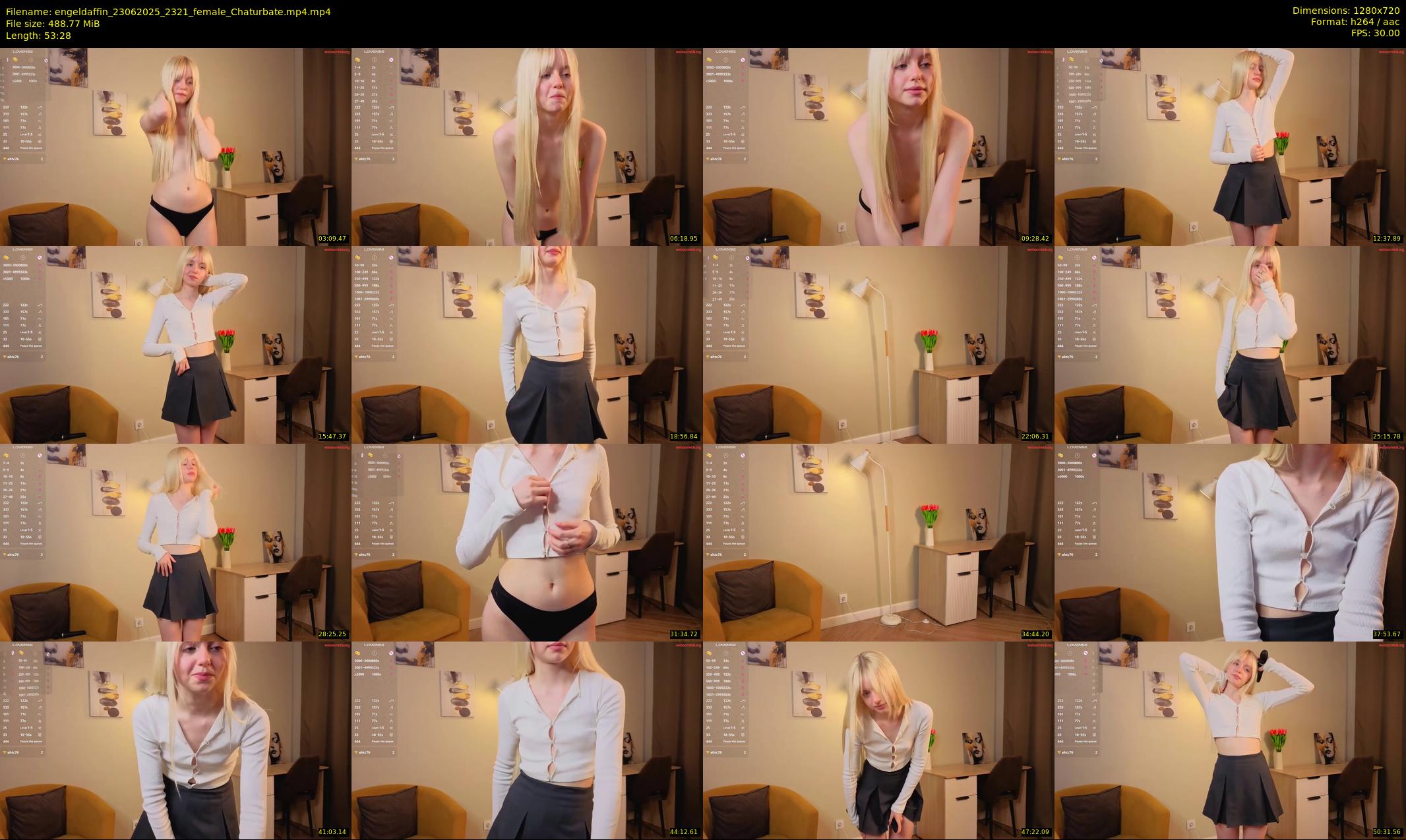 engeldaffin — 54 minute Chaturbate female cam show recording, 720p, Jun 23, 2025