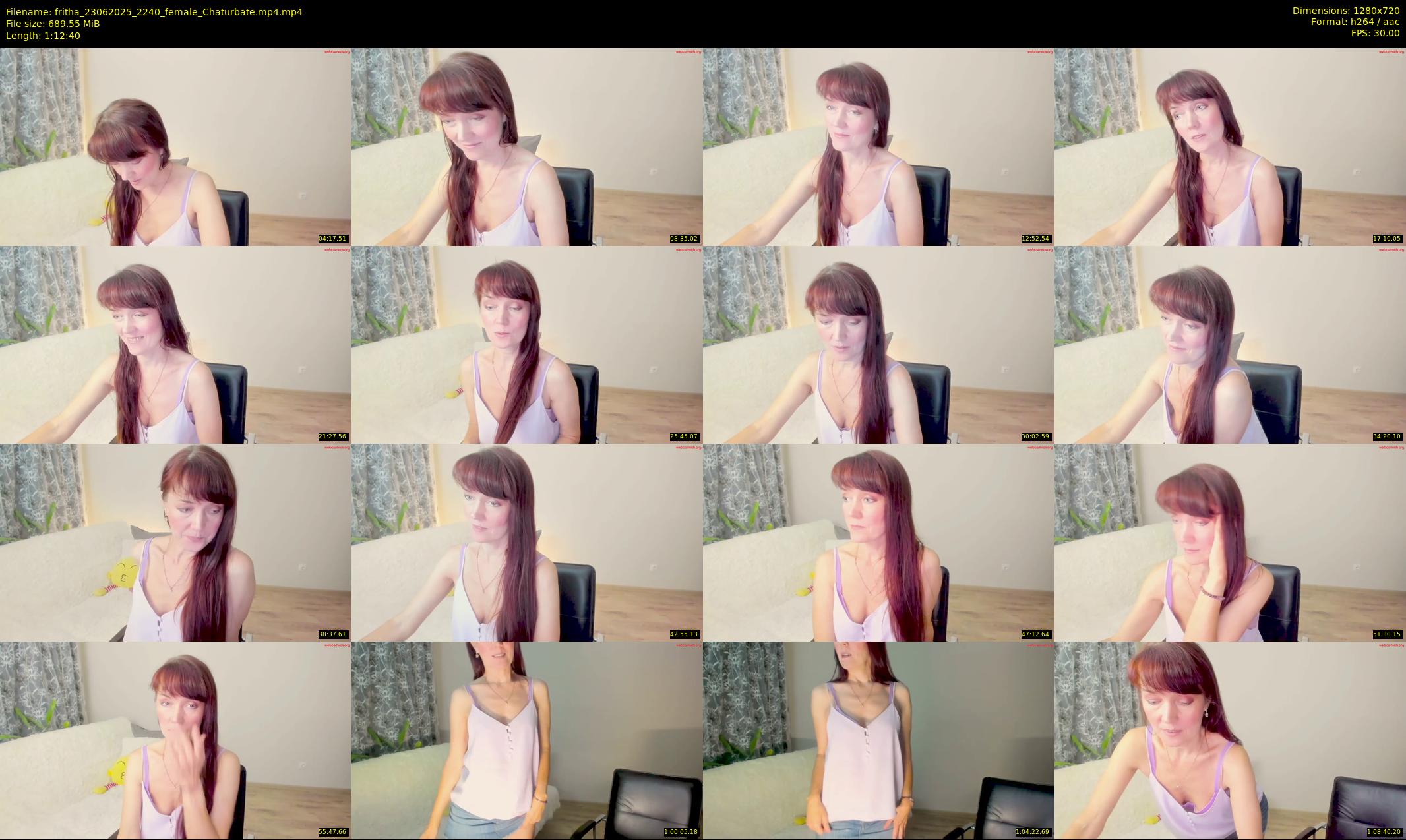 fritha — 73 minute Chaturbate female cam show recording, 720p, Jun 23, 2025