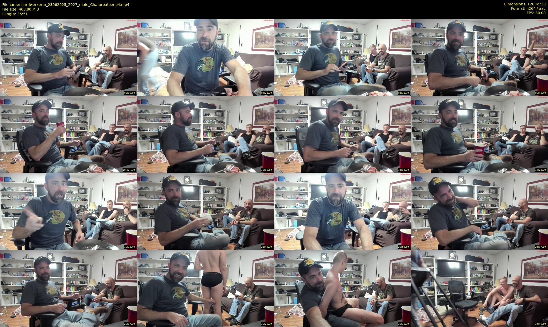 hardworkertn — 37 minute Chaturbate male cam show recording, 720p, Jun 23, 2025