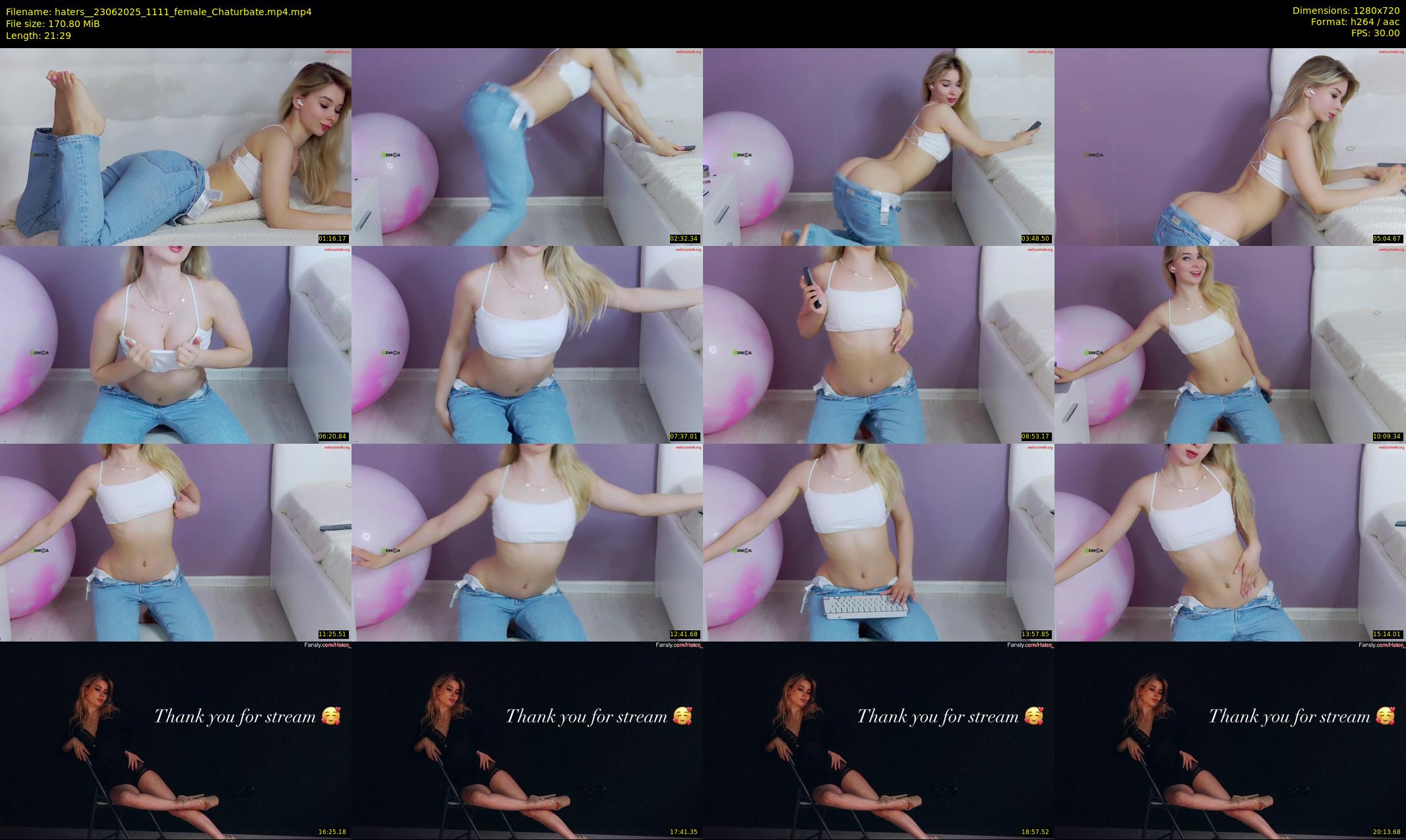 haters_ — 22 minute Chaturbate female cam show recording, 720p, Jun 23, 2025