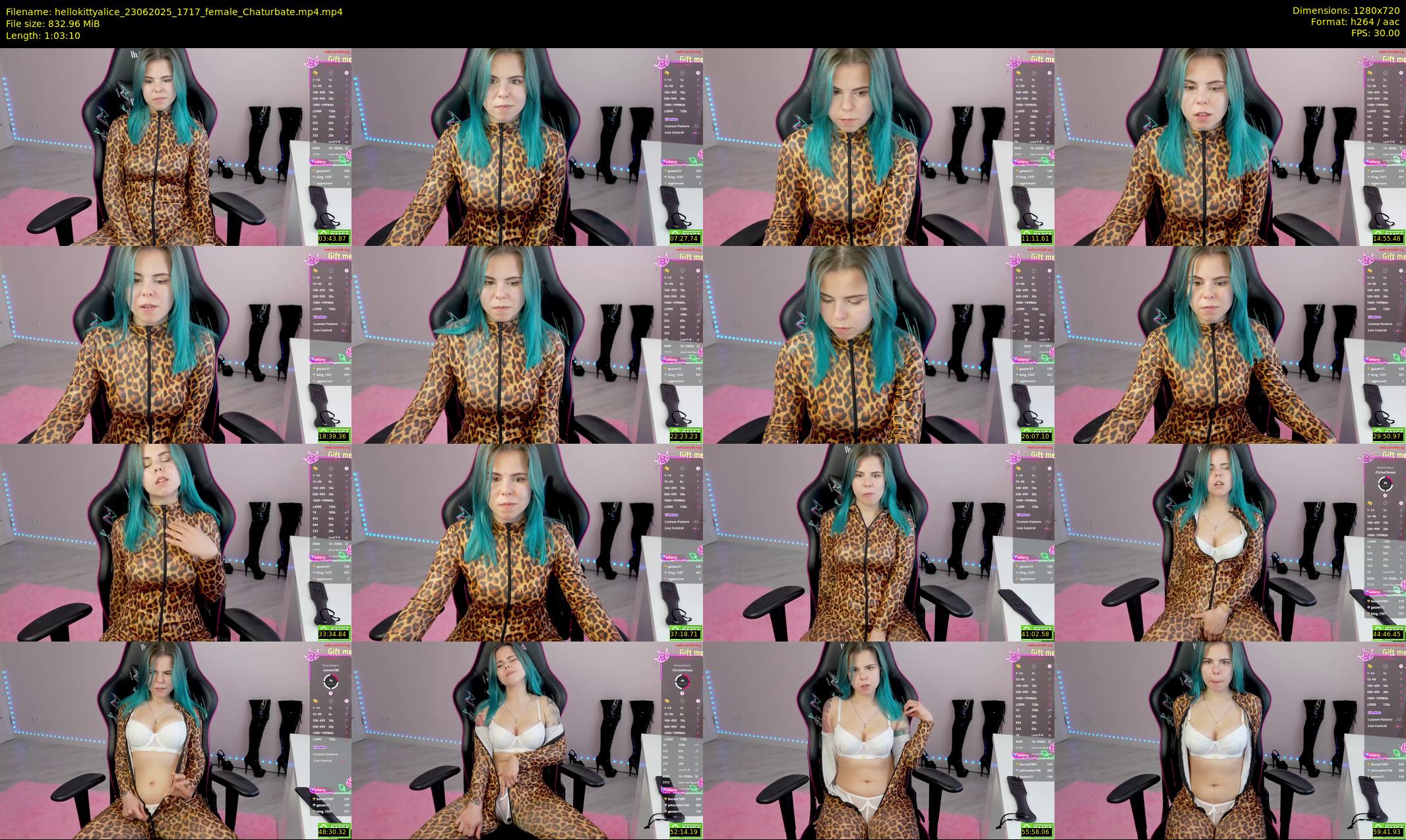hellokittyalice — 64 minute Chaturbate female cam show recording, 720p, Jun 23, 2025