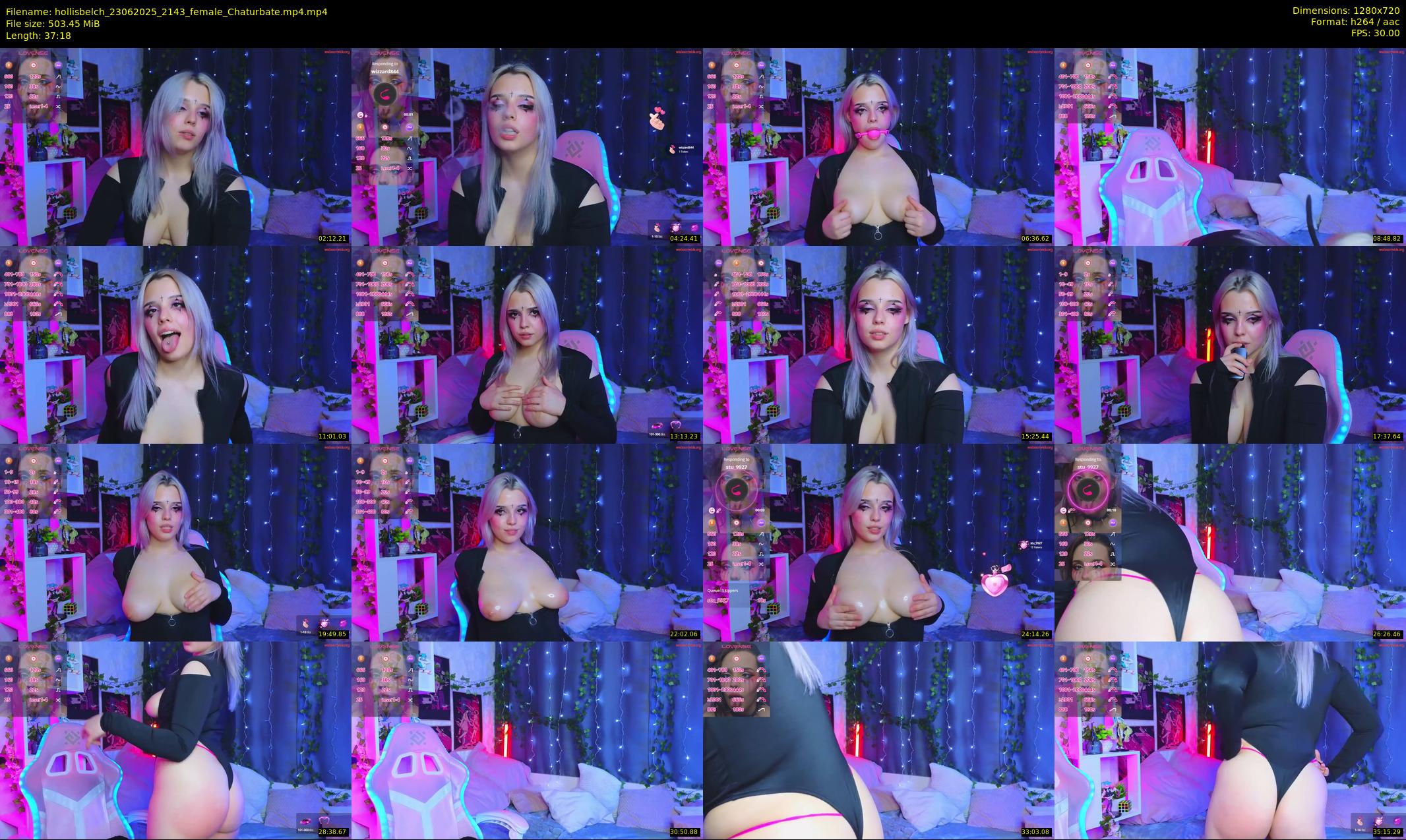 hollisbelch — 38 minute Chaturbate female cam show recording, 720p, Jun 23, 2025