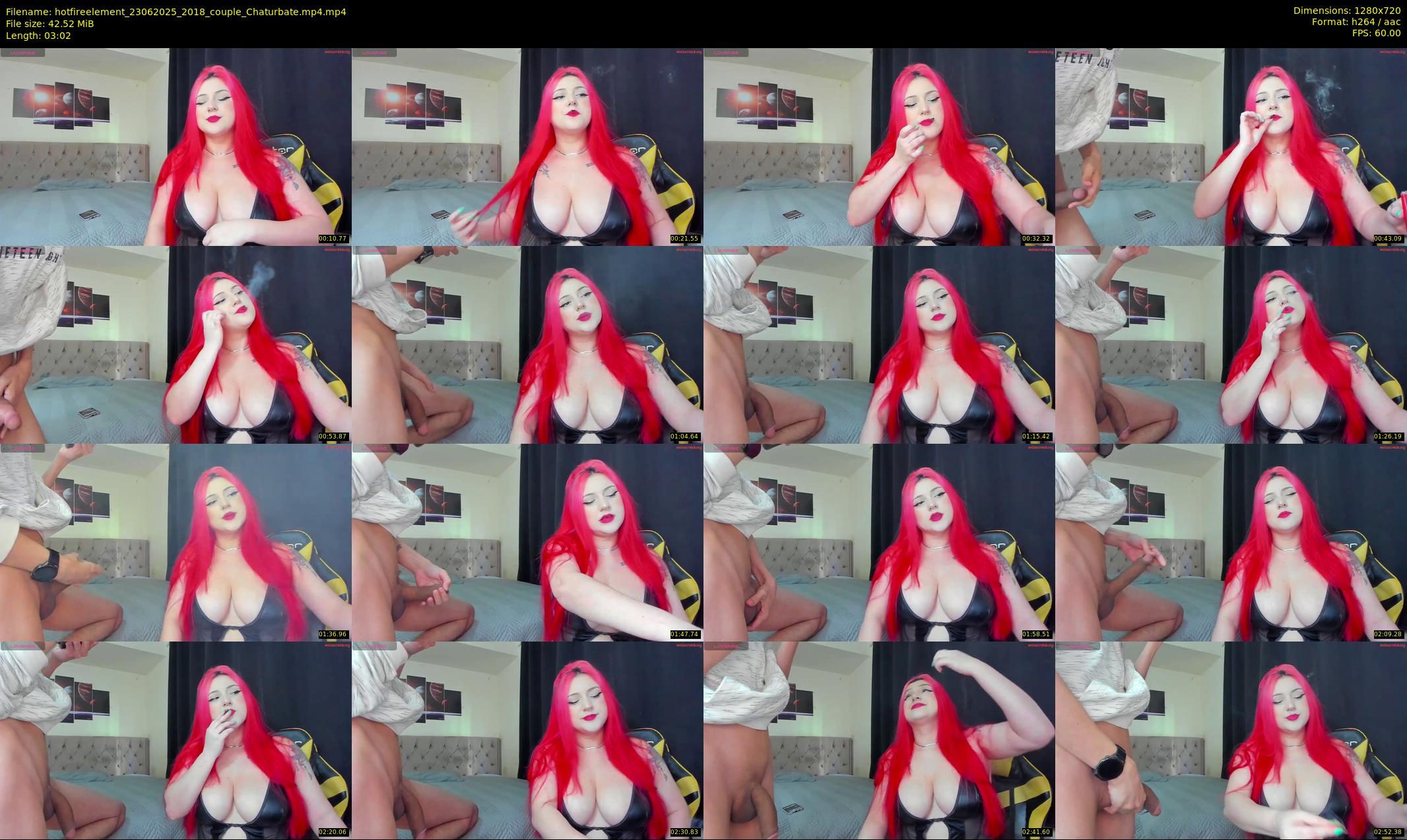 hotfireelement — 4 minute Chaturbate couple cam show recording, 720p, Jun 23, 2025