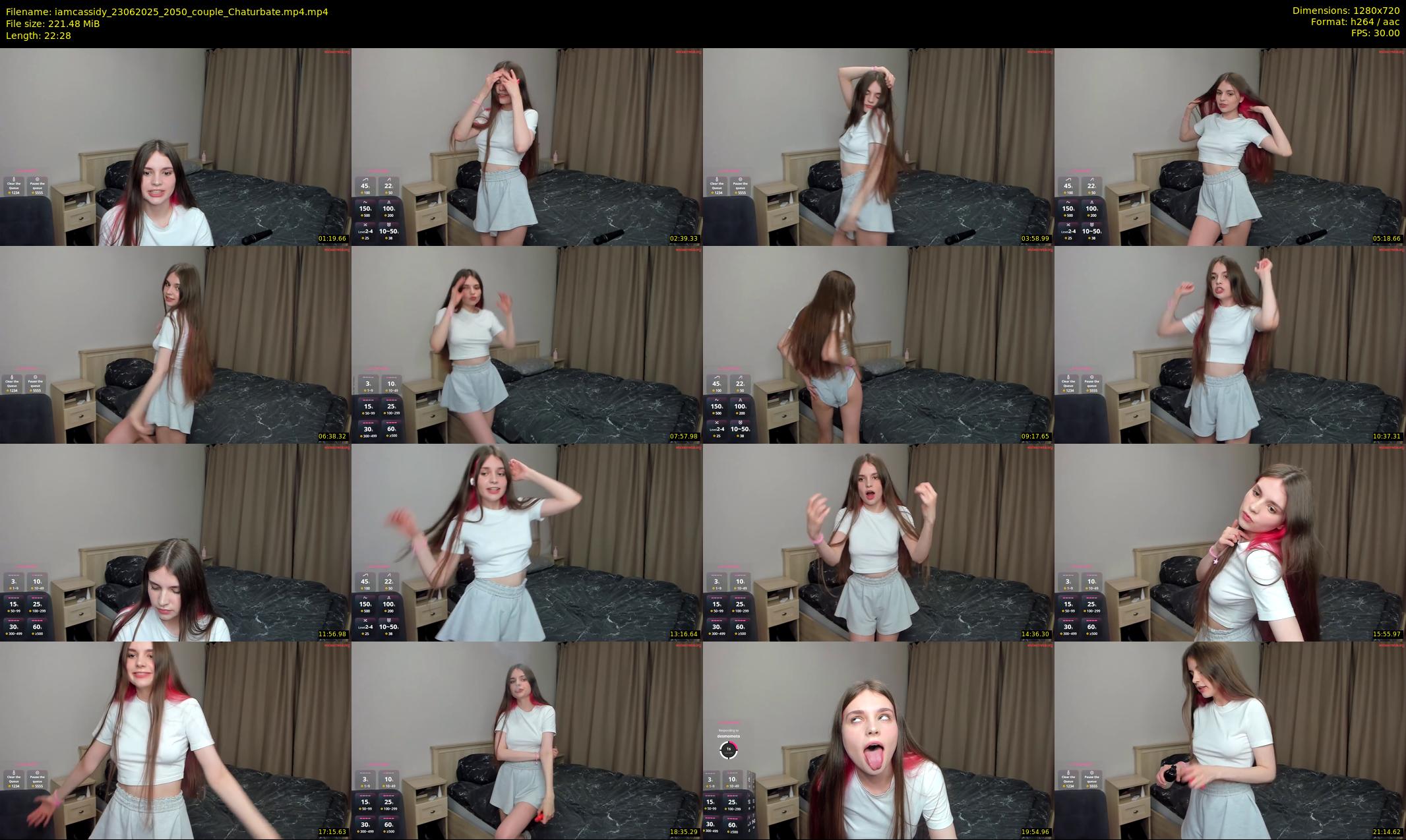 iamcassidy — 23 minute Chaturbate female cam show recording, 720p, Jun 23, 2025