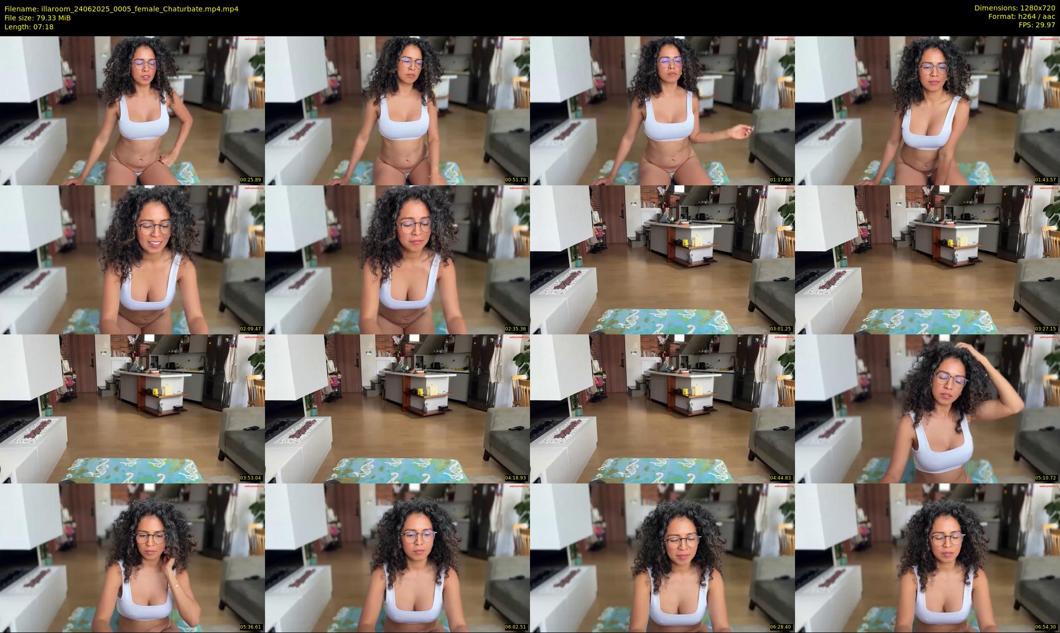 illaroom — 8 minute Chaturbate female cam show recording, 720p, Jun 24, 2025