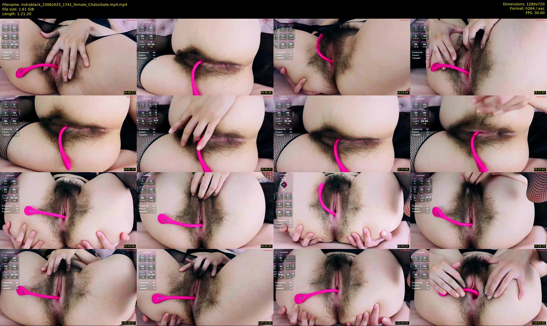 indrablack — 82 minute Chaturbate female cam show recording, 720p, Jun 23, 2025