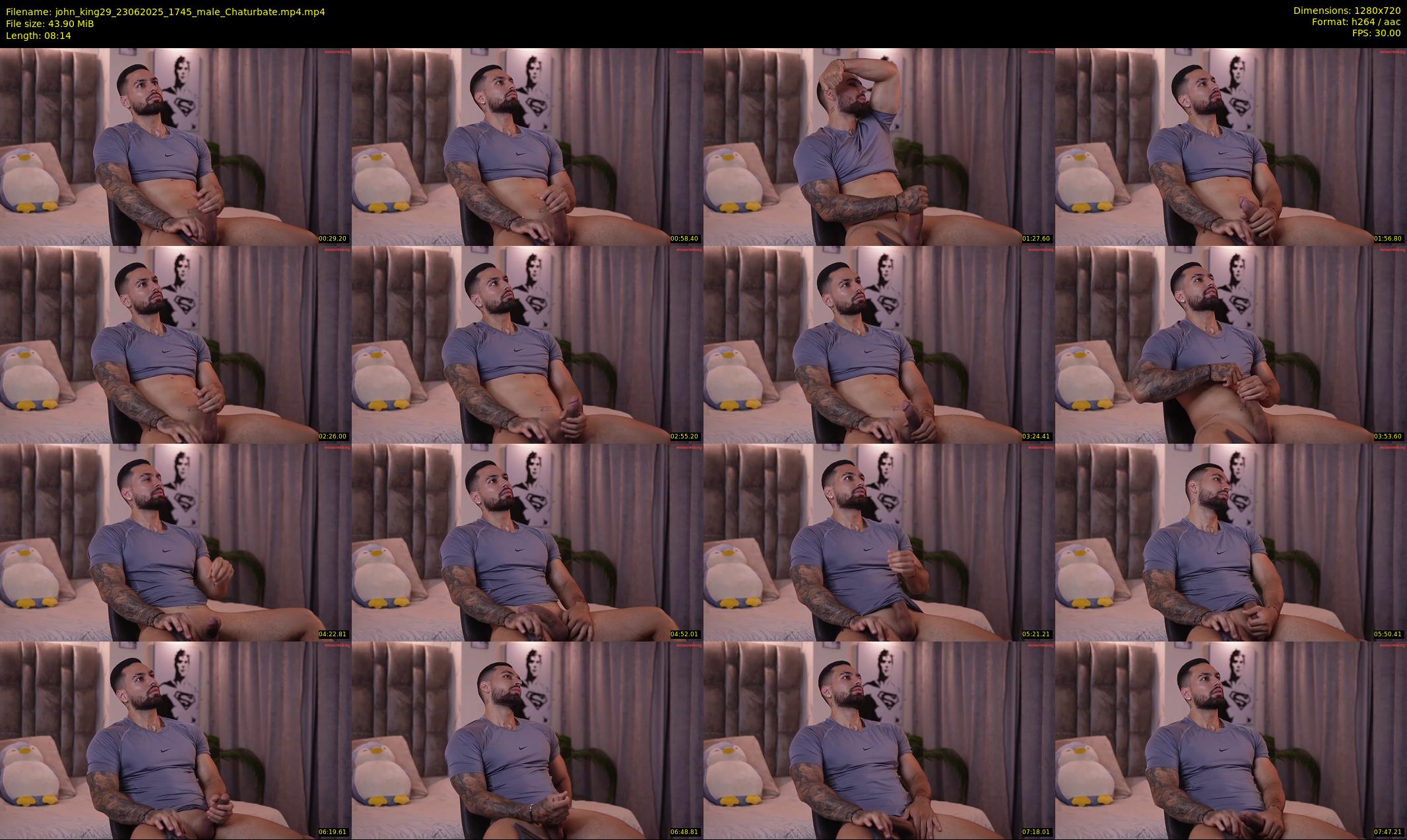 john_king29 — 9 minute Chaturbate male cam show recording, 720p, Jun 23, 2025