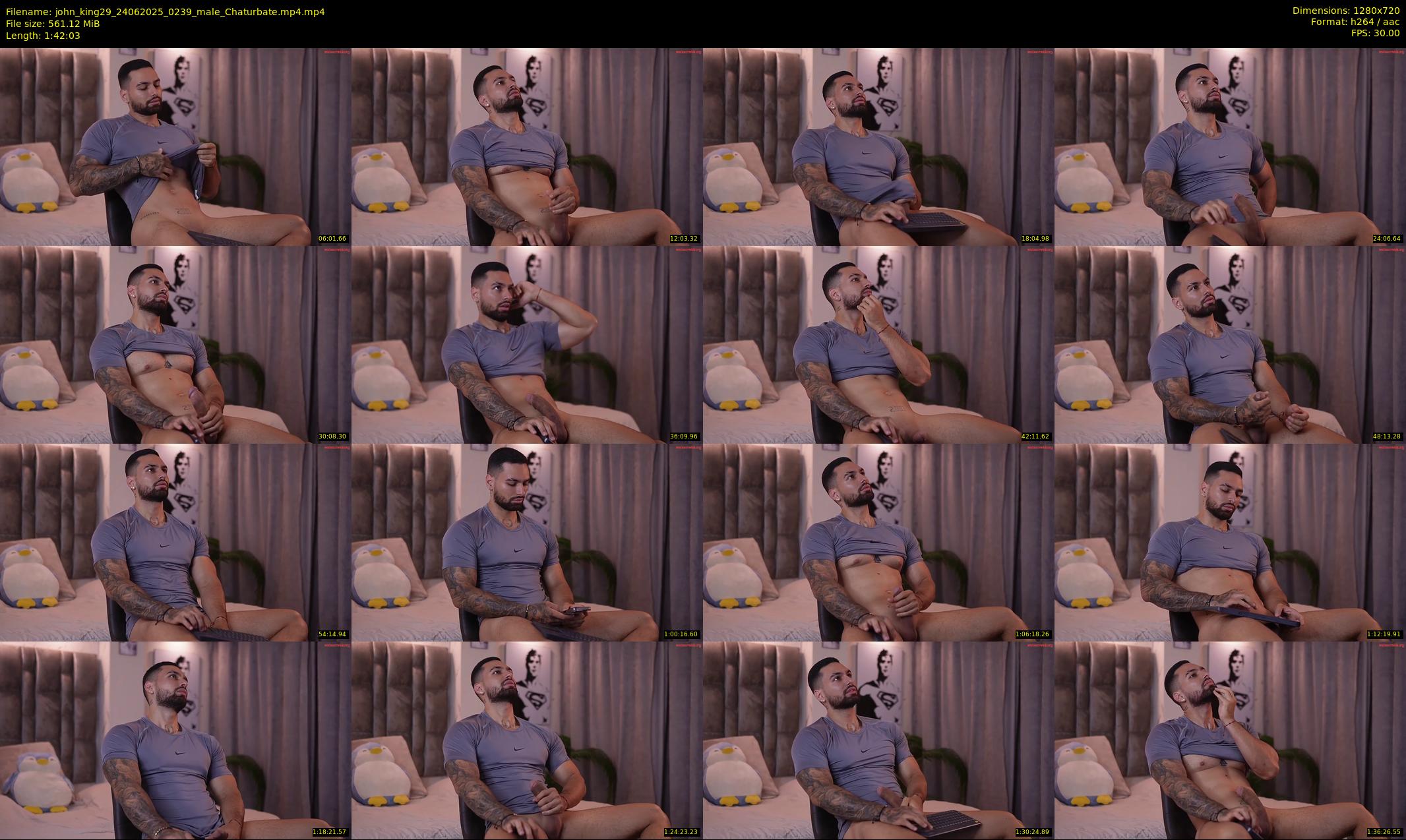 john_king29 — 103 minute Chaturbate male cam show recording, 720p, Jun 24, 2025