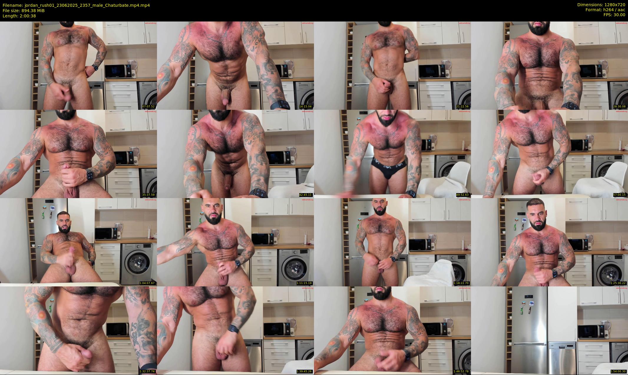 jordan_rush01 — 121 minute Chaturbate male cam show recording, 720p, Jun 23, 2025
