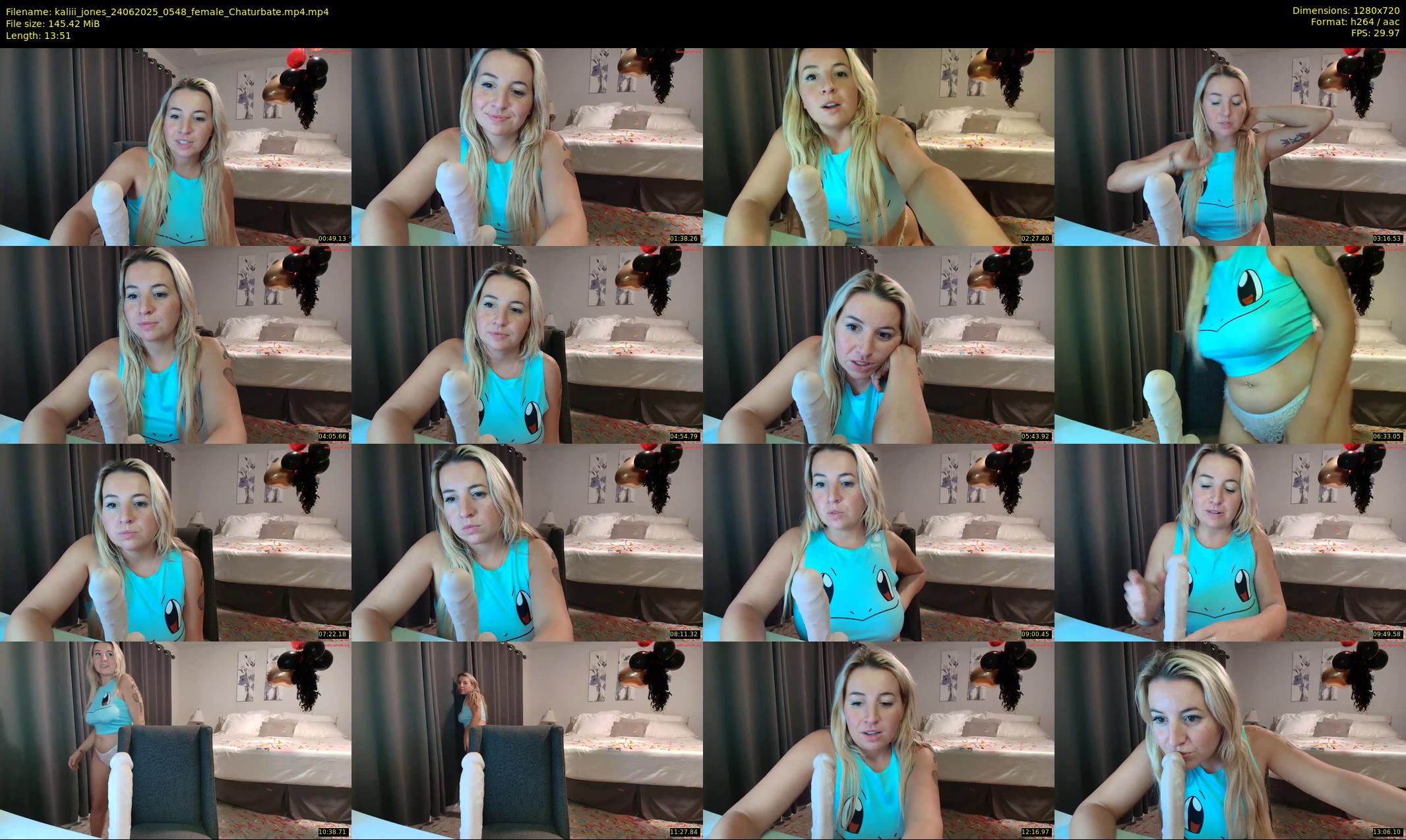 kaliii_jones — 14 minute Chaturbate female cam show recording, 720p, Jun 24, 2025