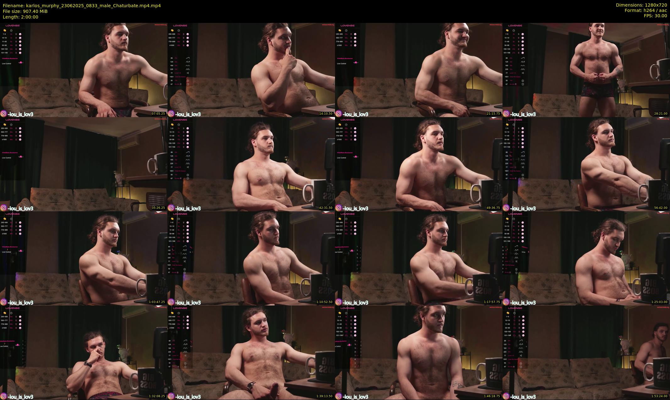 karlos_murphy — 120 minute Chaturbate male cam show recording, 720p, Jun 23, 2025