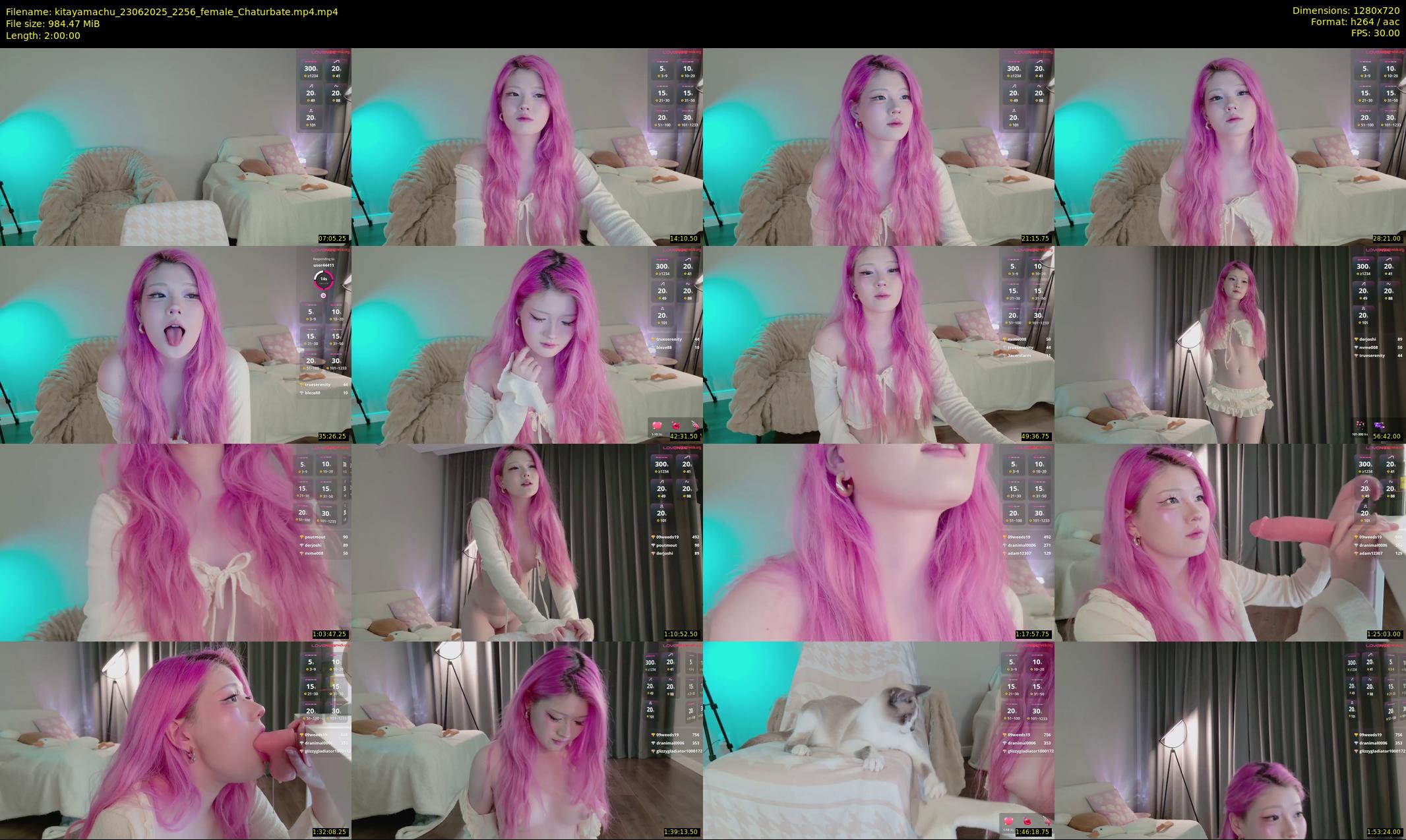 kitayamachu — 120 minute Chaturbate female cam show recording, 720p, Jun 23, 2025