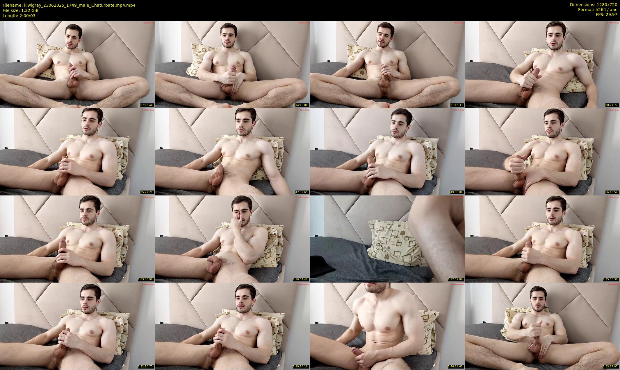 kiwigray — 121 minute Chaturbate male cam show recording, 720p, Jun 23, 2025