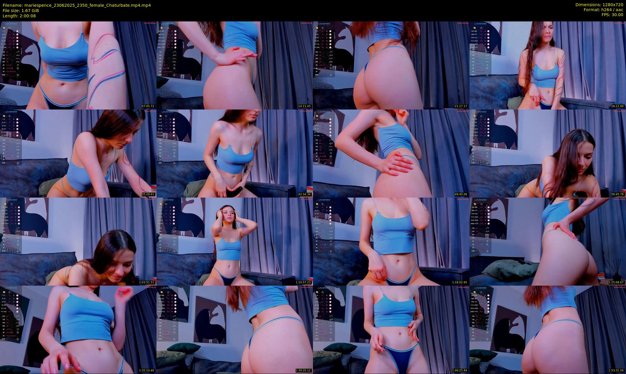 mariespence — 121 minute Chaturbate female cam show recording, 720p, Jun 23, 2025
