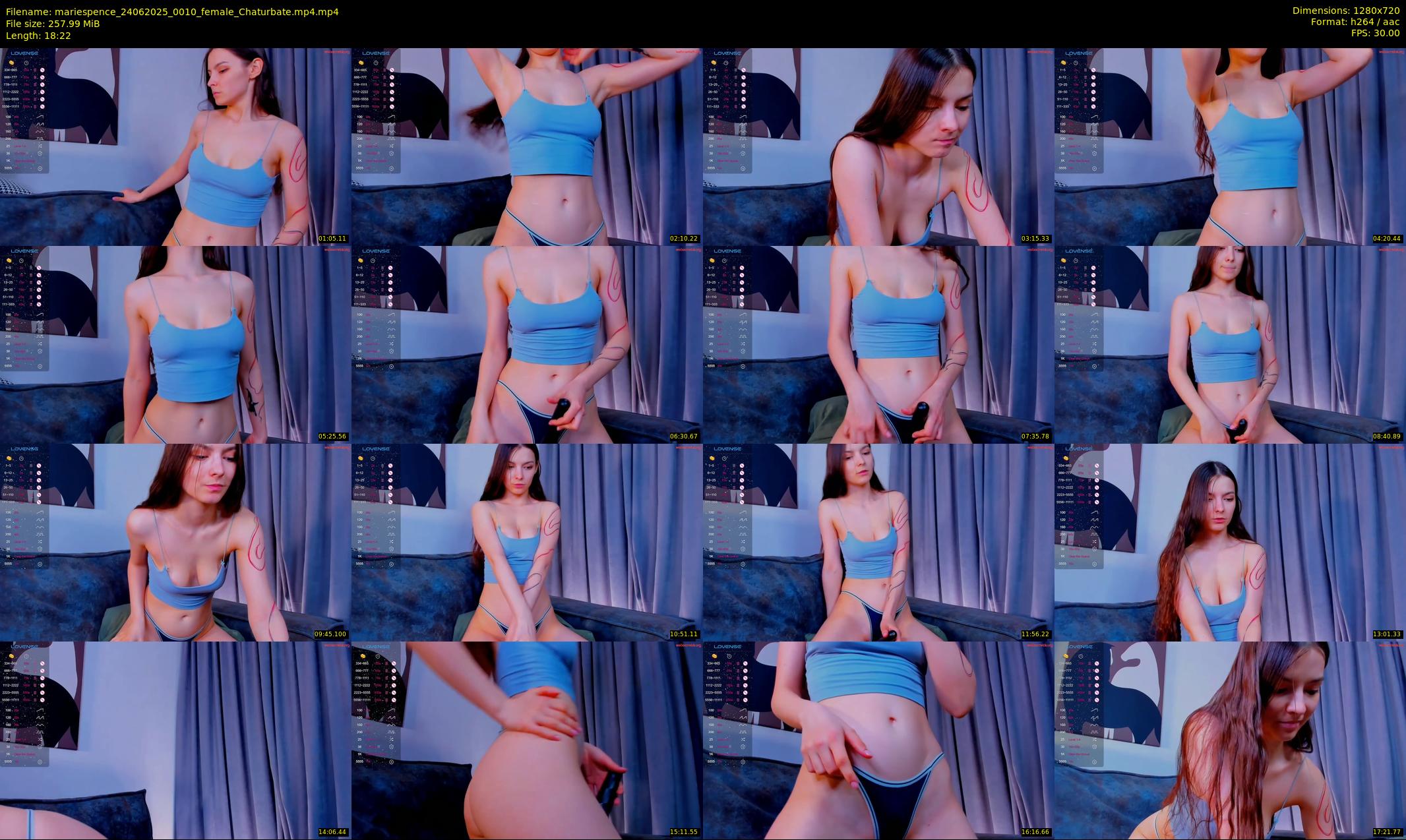 mariespence — 19 minute Chaturbate female cam show recording, 720p, Jun 24, 2025