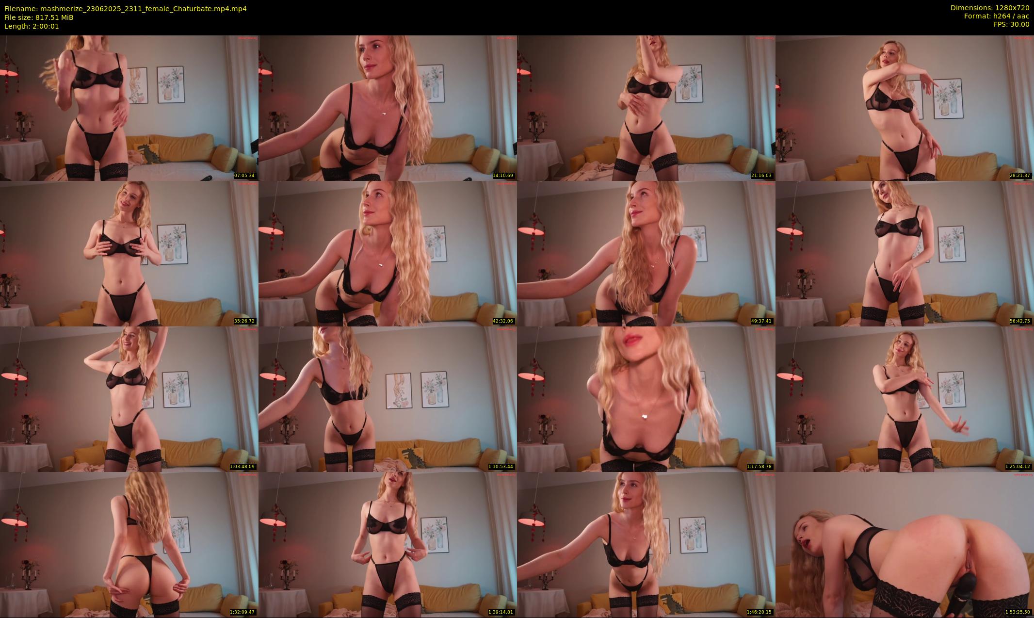 mashmerize — 121 minute Chaturbate female cam show recording, 720p, Jun 23, 2025