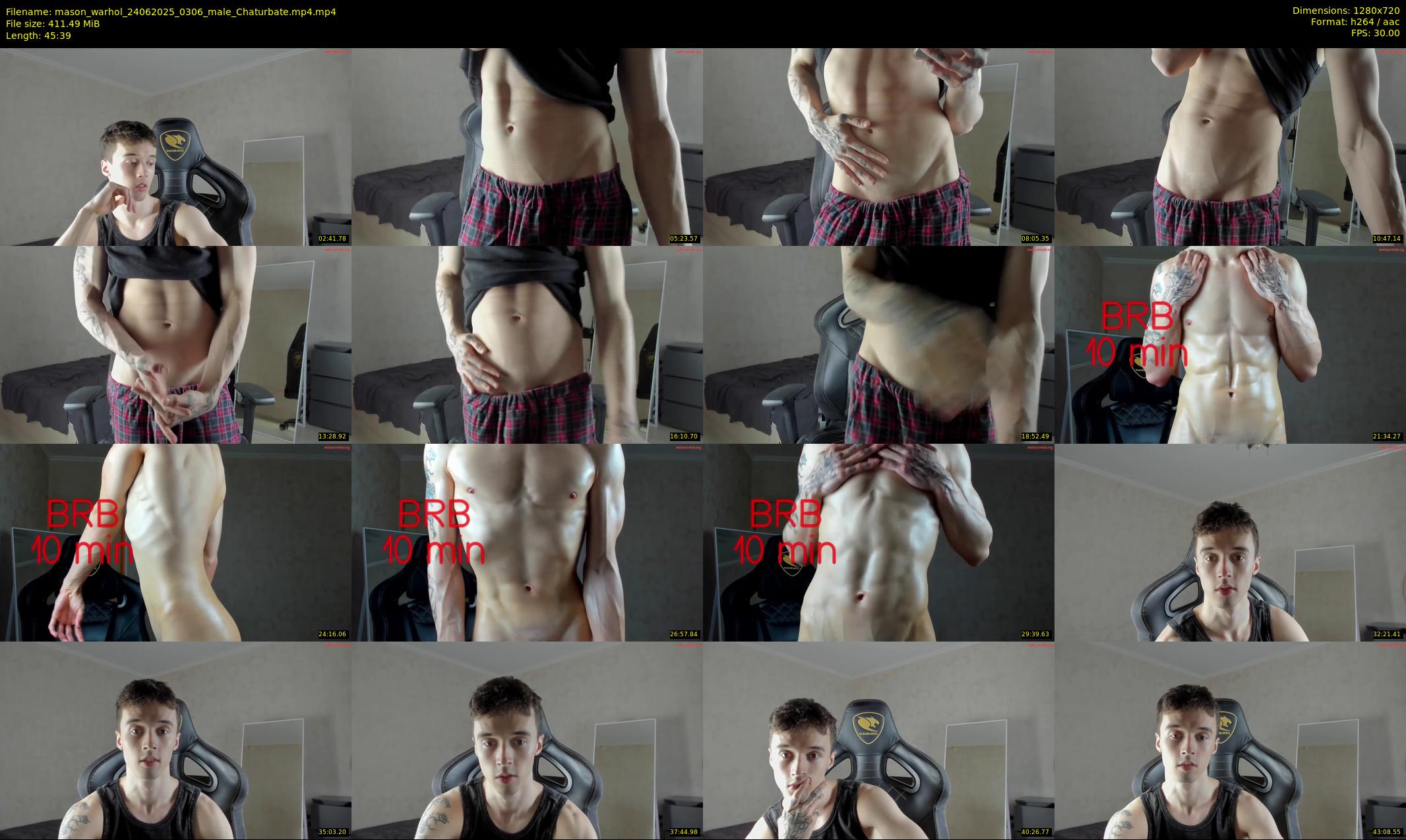 mason_warhol — 46 minute Chaturbate male cam show recording, 720p, Jun 24, 2025