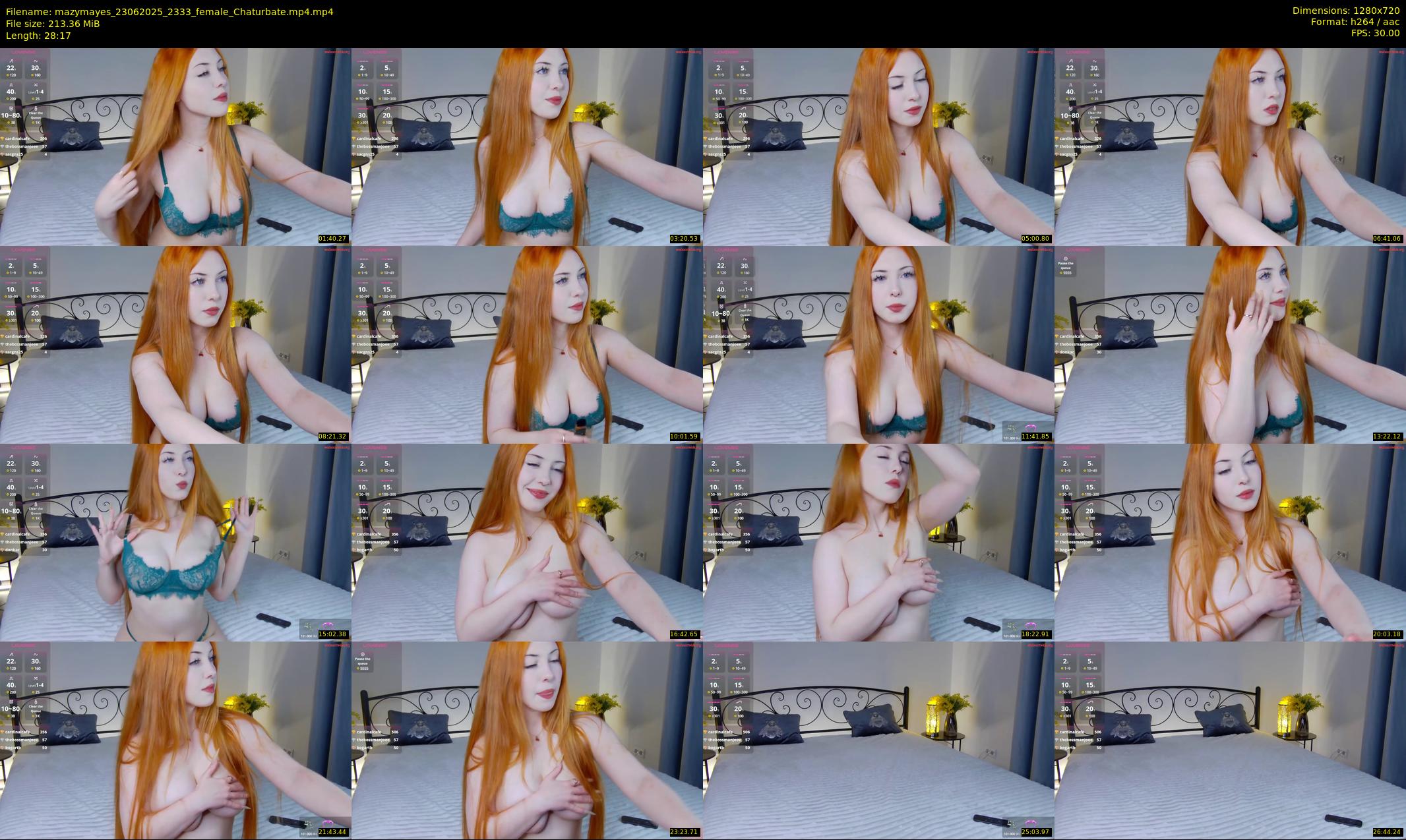 mazymayes — 29 minute Chaturbate female cam show recording, 720p, Jun 23, 2025