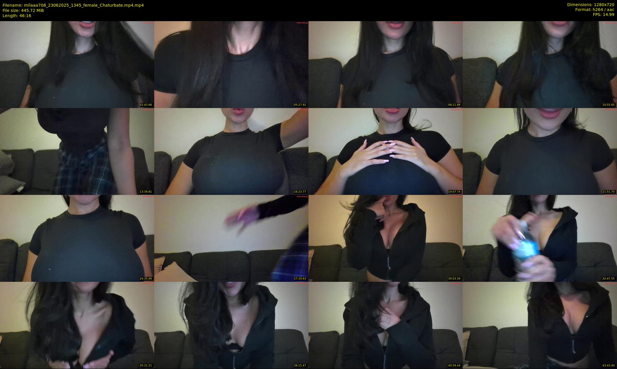 milaaa708 — 47 minute Chaturbate female cam show recording, 720p, Jun 23, 2025