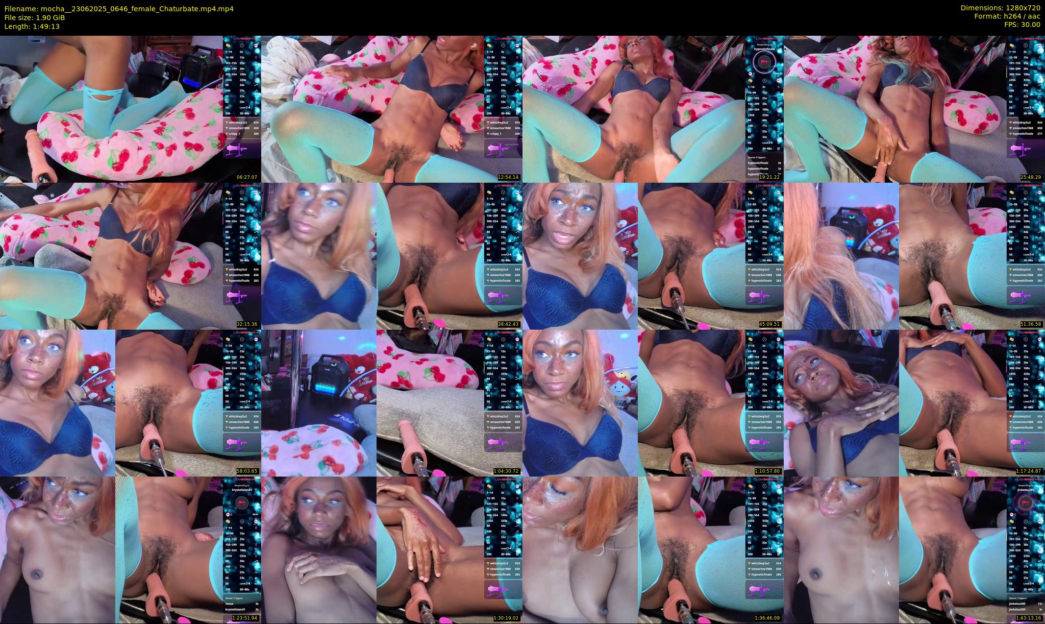 mocha_ — 110 minute Chaturbate female cam show recording, 720p, Jun 23, 2025