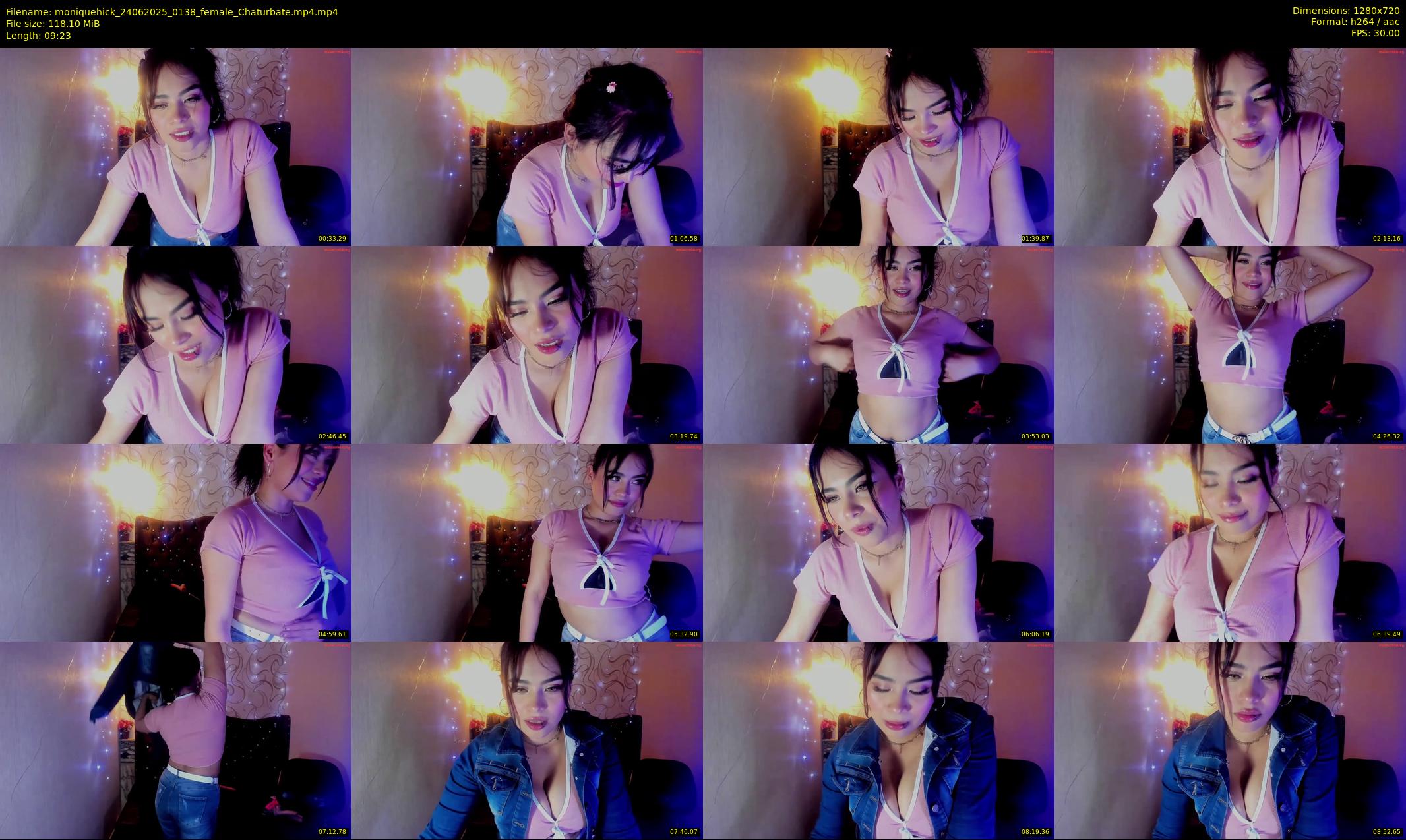 moniquehick — 10 minute Chaturbate female cam show recording, 720p, Jun 24, 2025