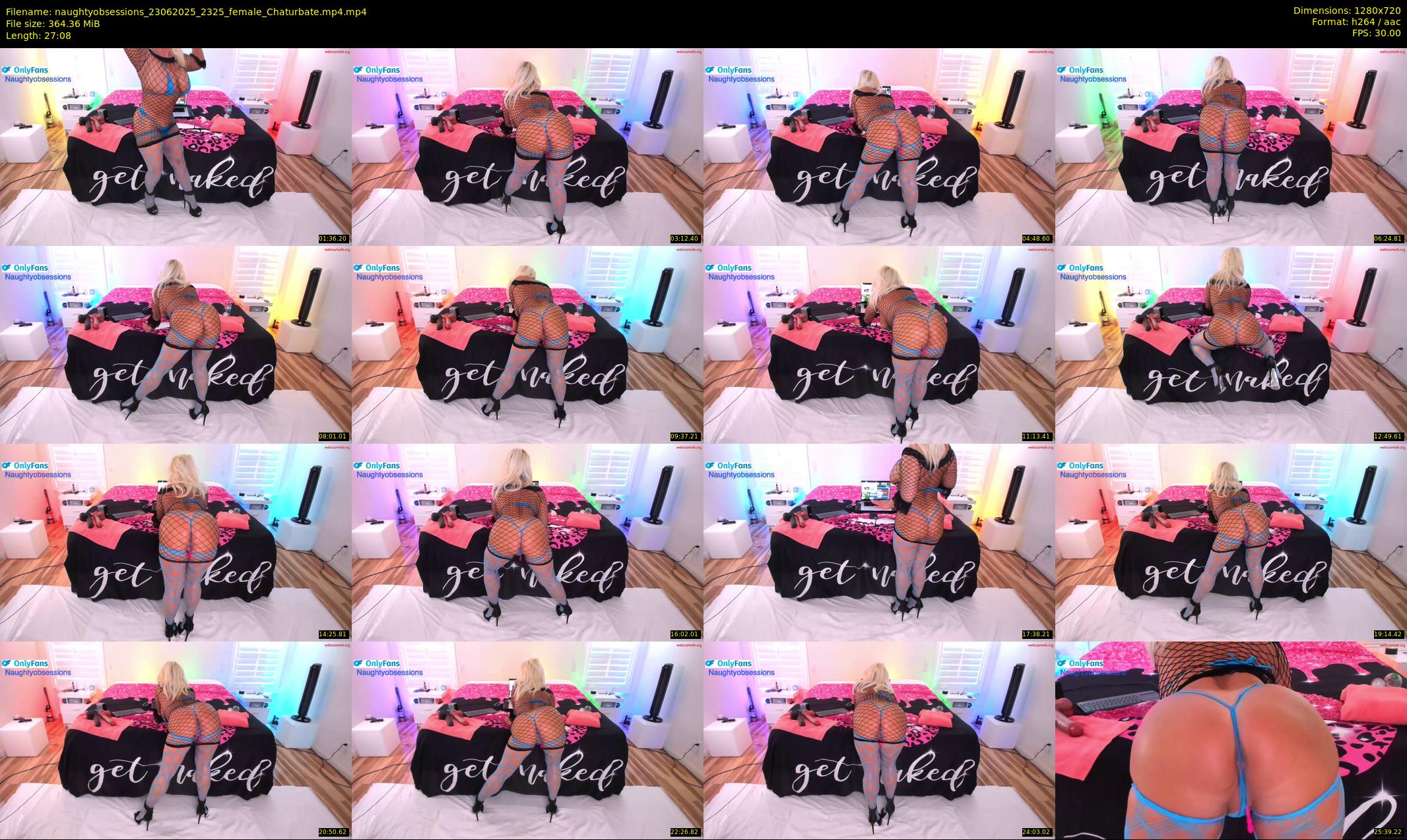naughtyobsessions — 28 minute Chaturbate female cam show recording, 720p, Jun 23, 2025