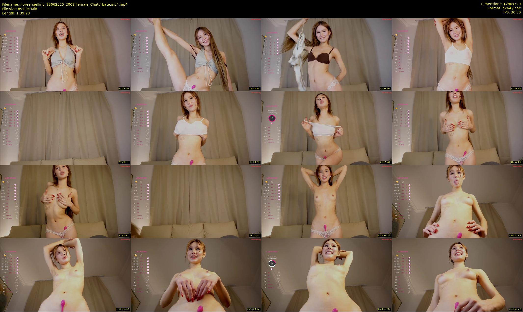 noreengelling — 100 minute Chaturbate female cam show recording, 720p, Jun 23, 2025