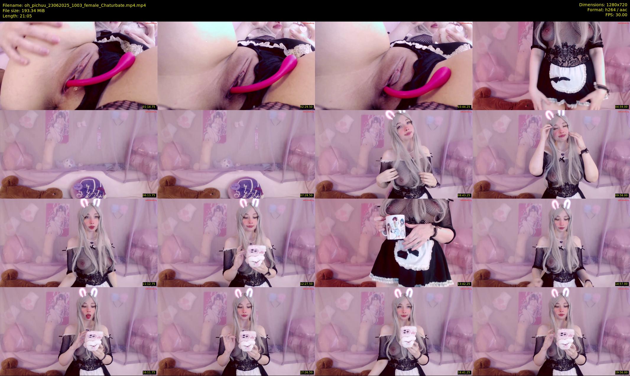 oh_pichuu — 22 minute Chaturbate female cam show recording, 720p, Jun 23, 2025