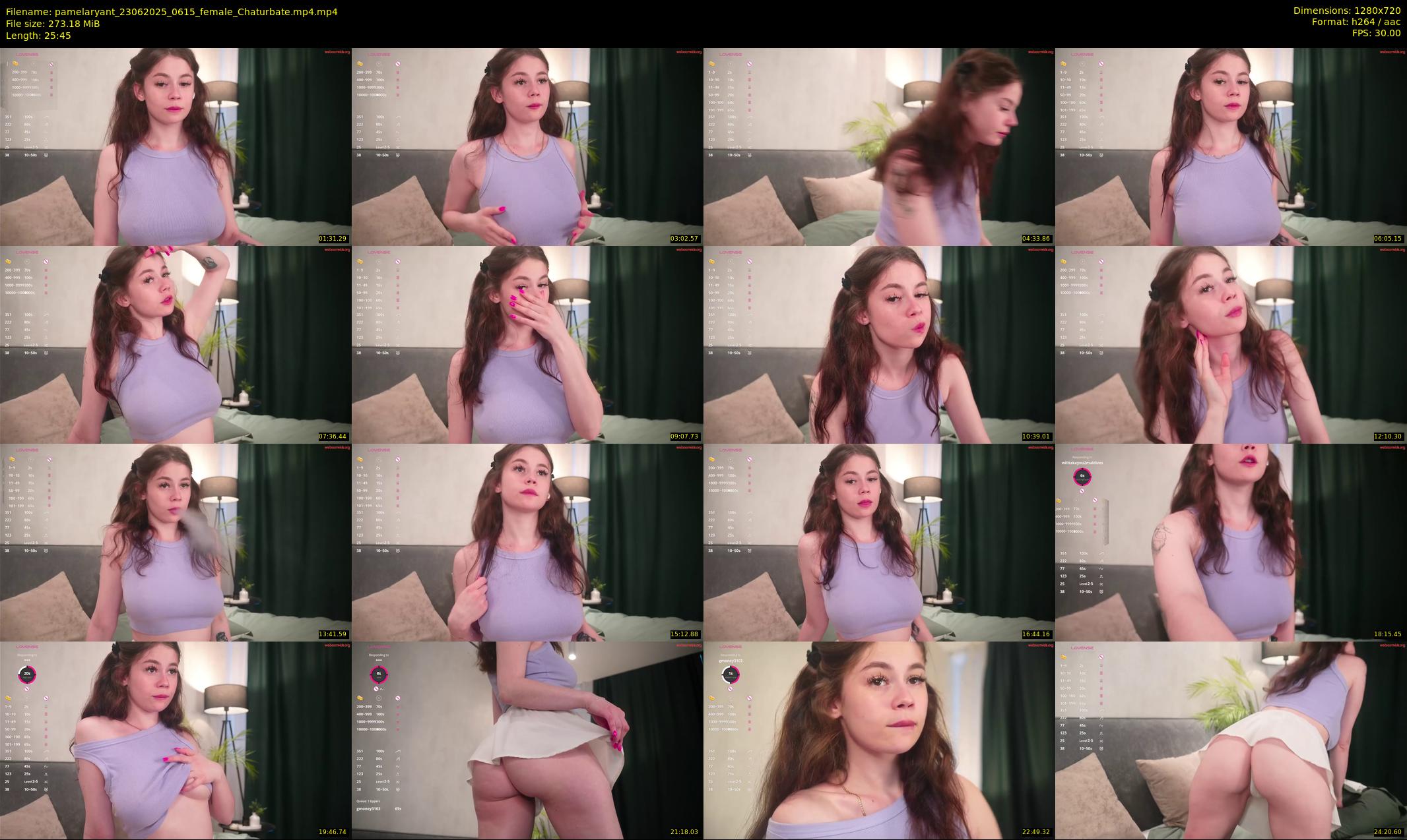 pamelaryant — 26 minute Chaturbate female cam show recording, 720p, Jun 23, 2025