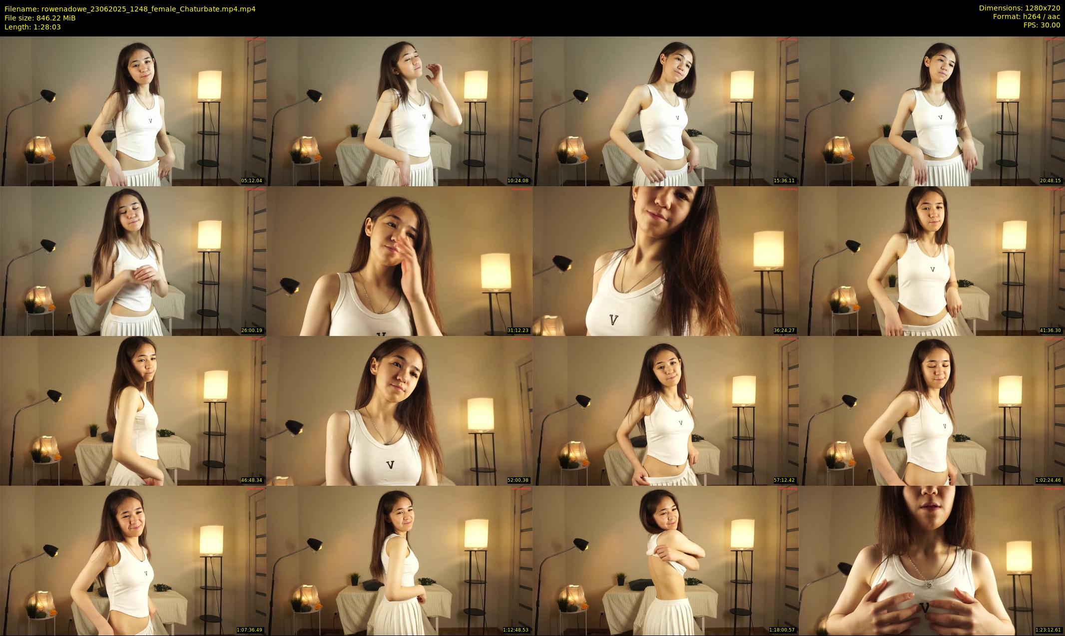 rowenadowe — 89 minute Chaturbate female cam show recording, 720p, Jun 23, 2025