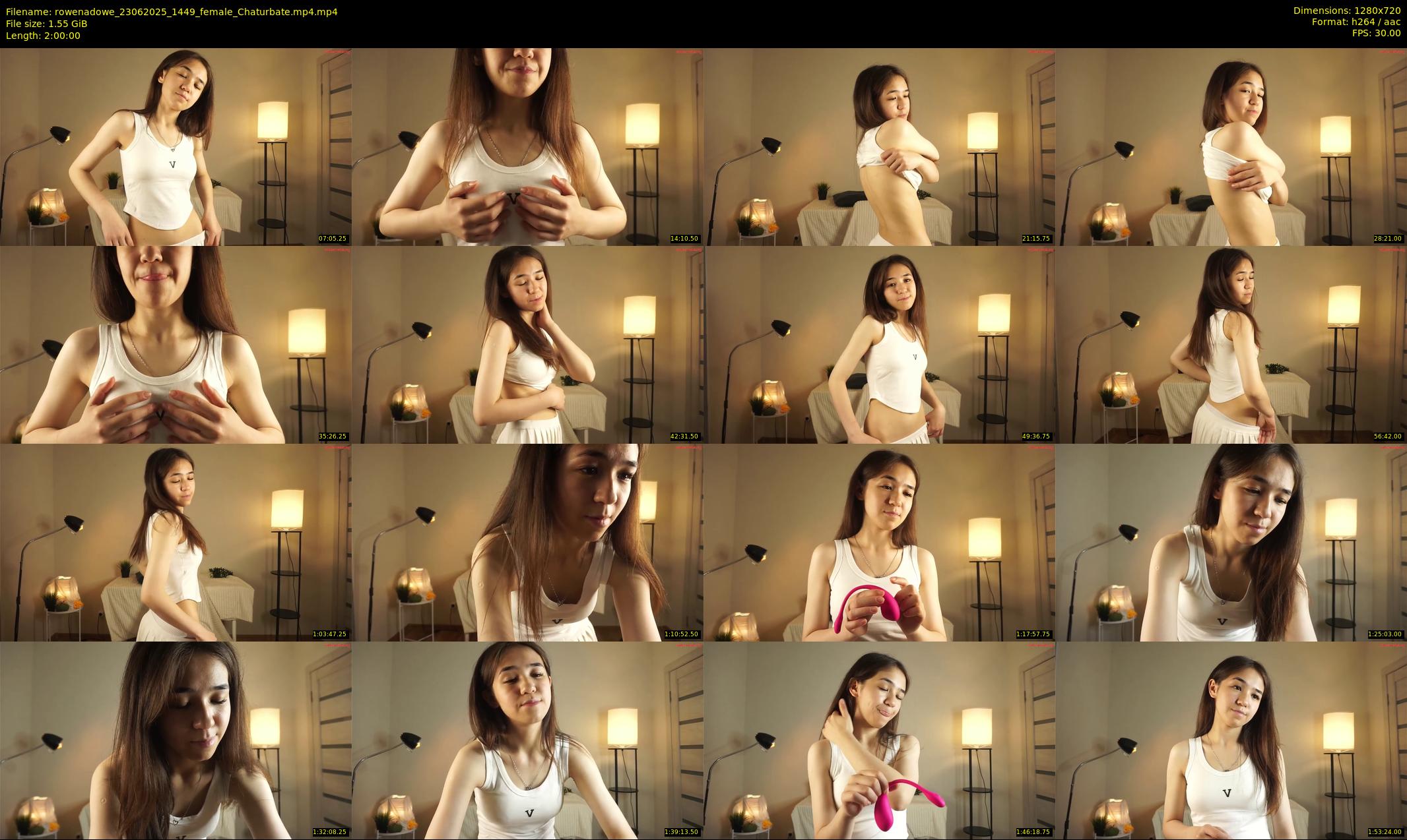rowenadowe — 120 minute Chaturbate female cam show recording, 720p, Jun 23, 2025