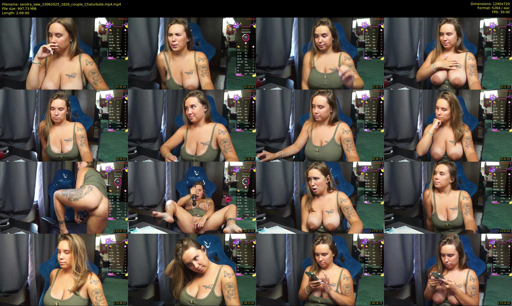 sandra_sww — 120 minute Chaturbate couple cam show recording, 720p, Jun 23, 2025