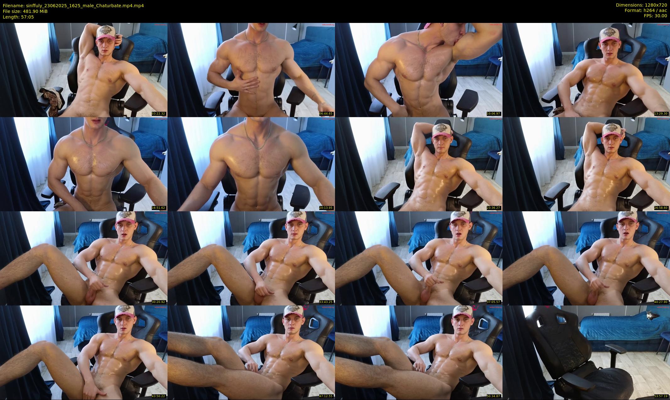 sinffuly — 58 minute Chaturbate male cam show recording, 720p, Jun 23, 2025
