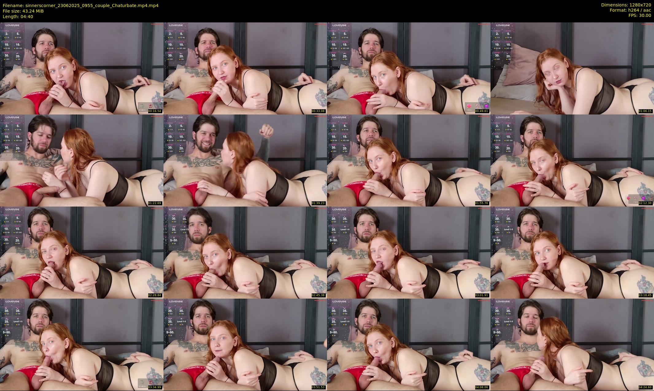 sinnerscorner — 5 minute Chaturbate couple cam show recording, 720p, Jun 23, 2025