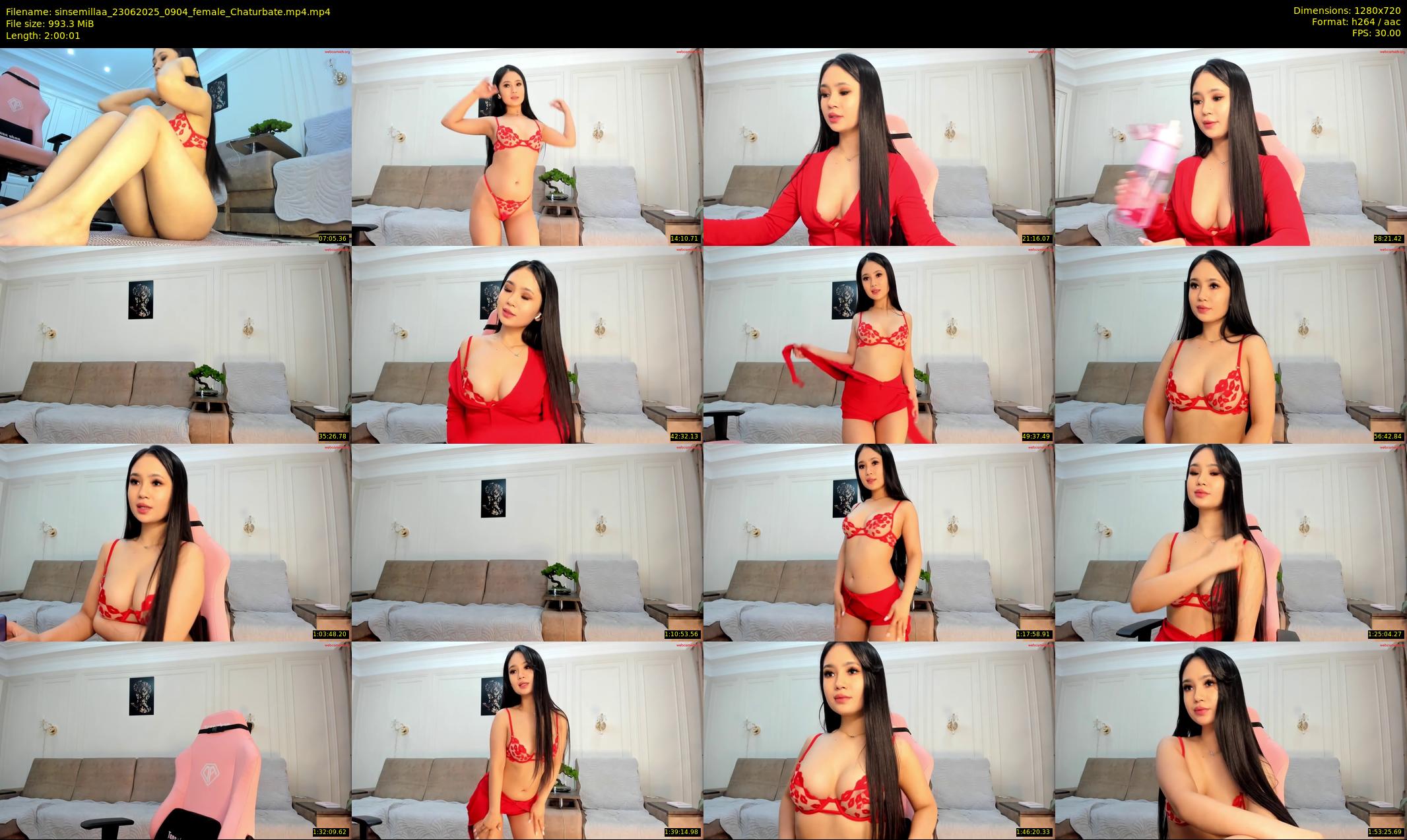 sinsemillaa — 121 minute Chaturbate female cam show recording, 720p, Jun 23, 2025