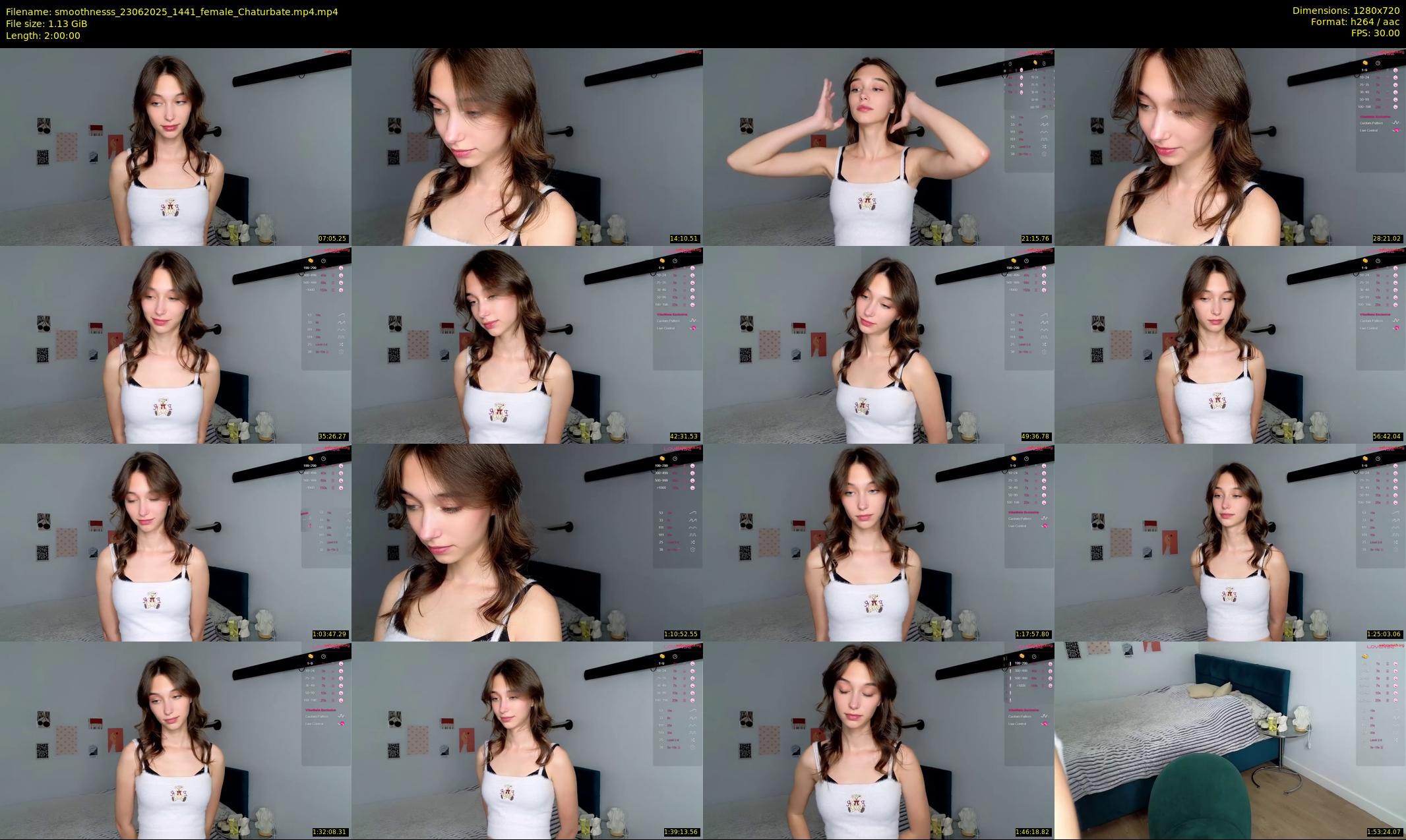 smoothnesss — 120 minute Chaturbate female cam show recording, 720p, Jun 23, 2025