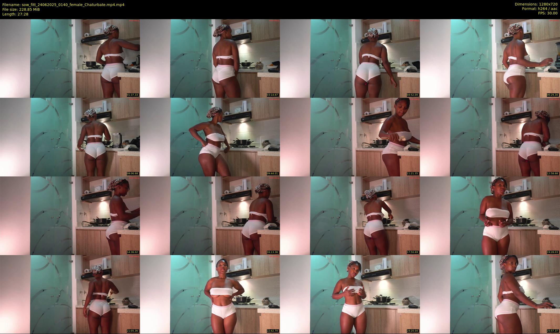 sow_fitt — 28 minute Chaturbate female cam show recording, 720p, Jun 24, 2025
