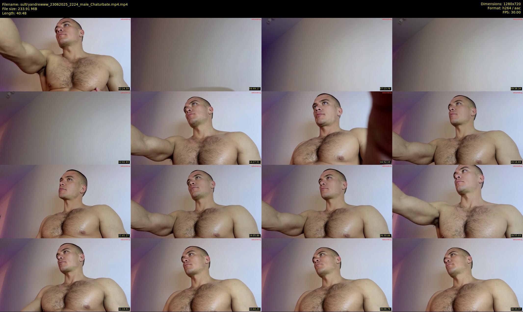 sultryandrewww — 41 minute Chaturbate male cam show recording, 720p, Jun 23, 2025