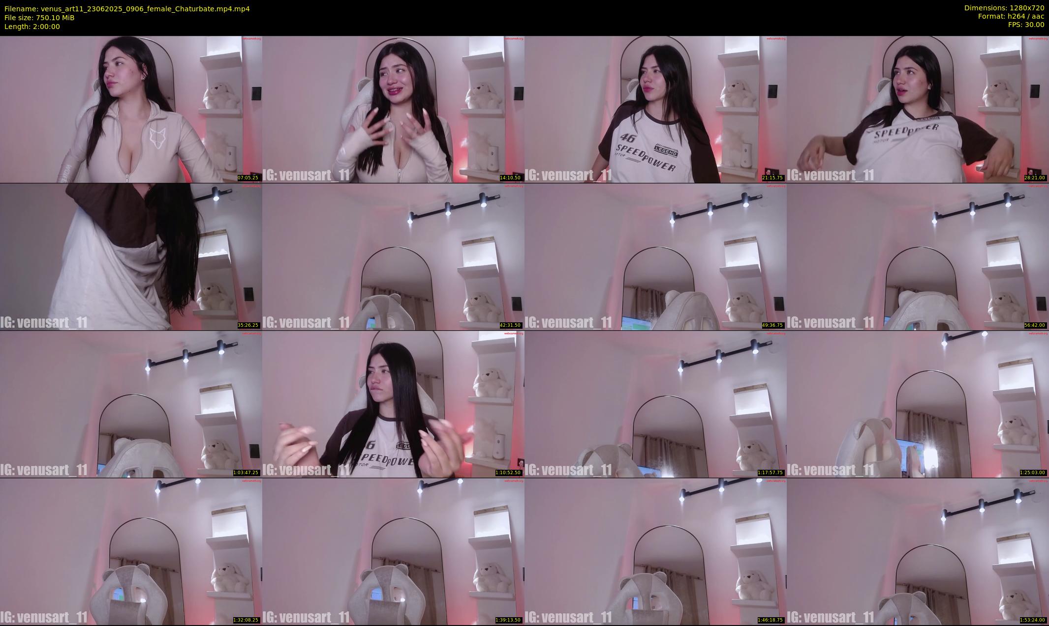 venus_art11 — 120 minute Chaturbate female cam show recording, 720p, Jun 23, 2025